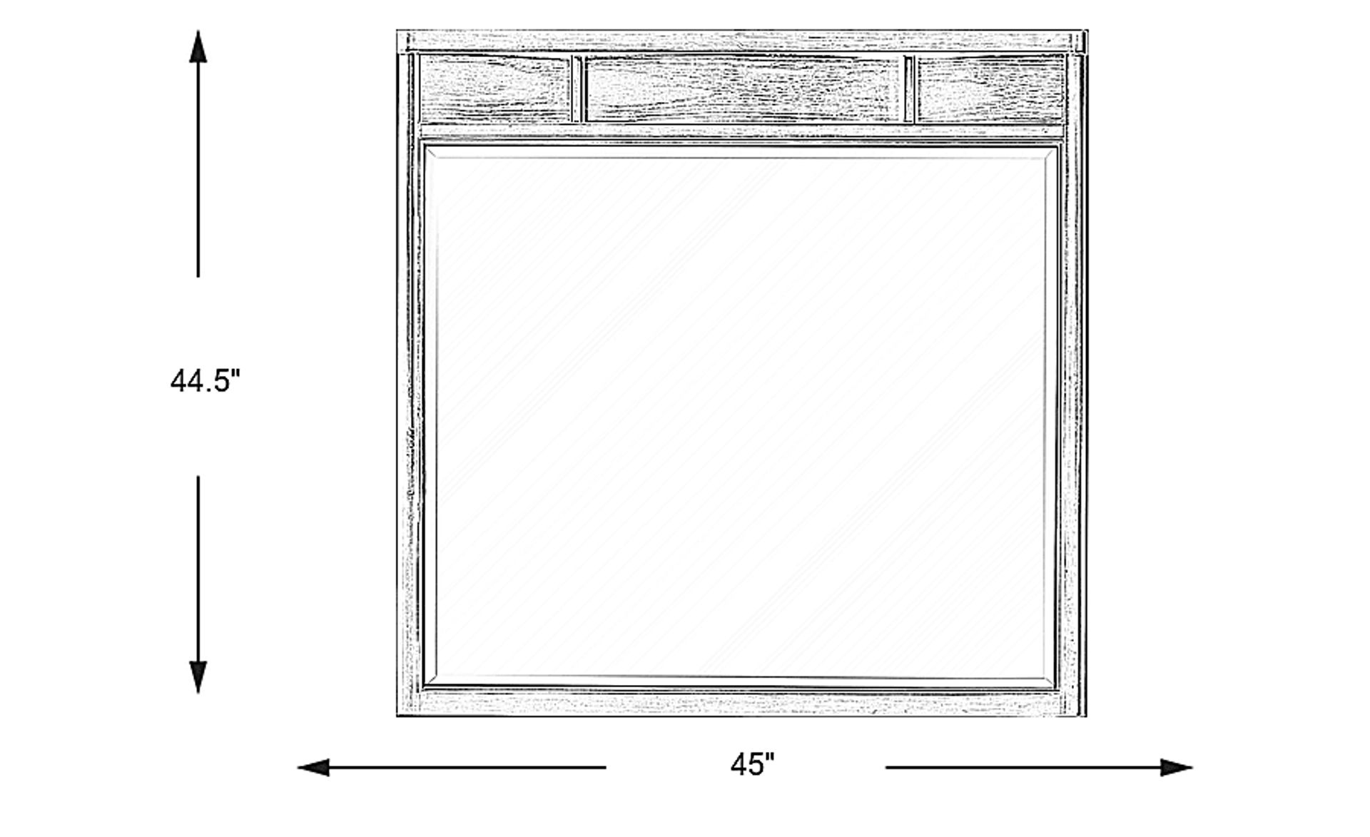 Dimension Image. Please refer to the Dimension Tab on this page for dimension details.