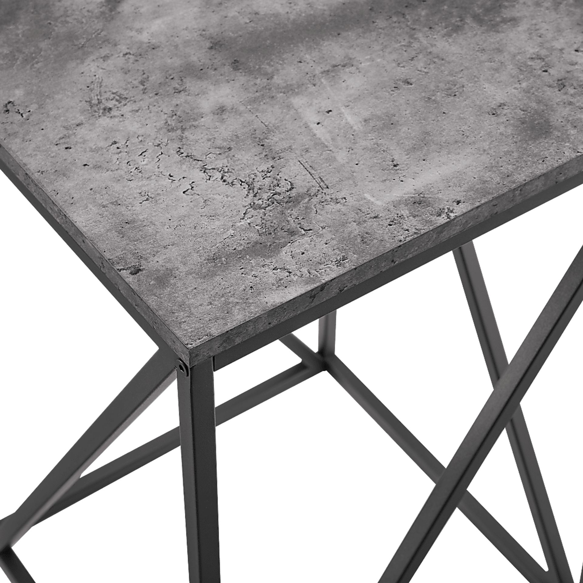 Avondale Circle Dark Gray Accent Table - Image 3