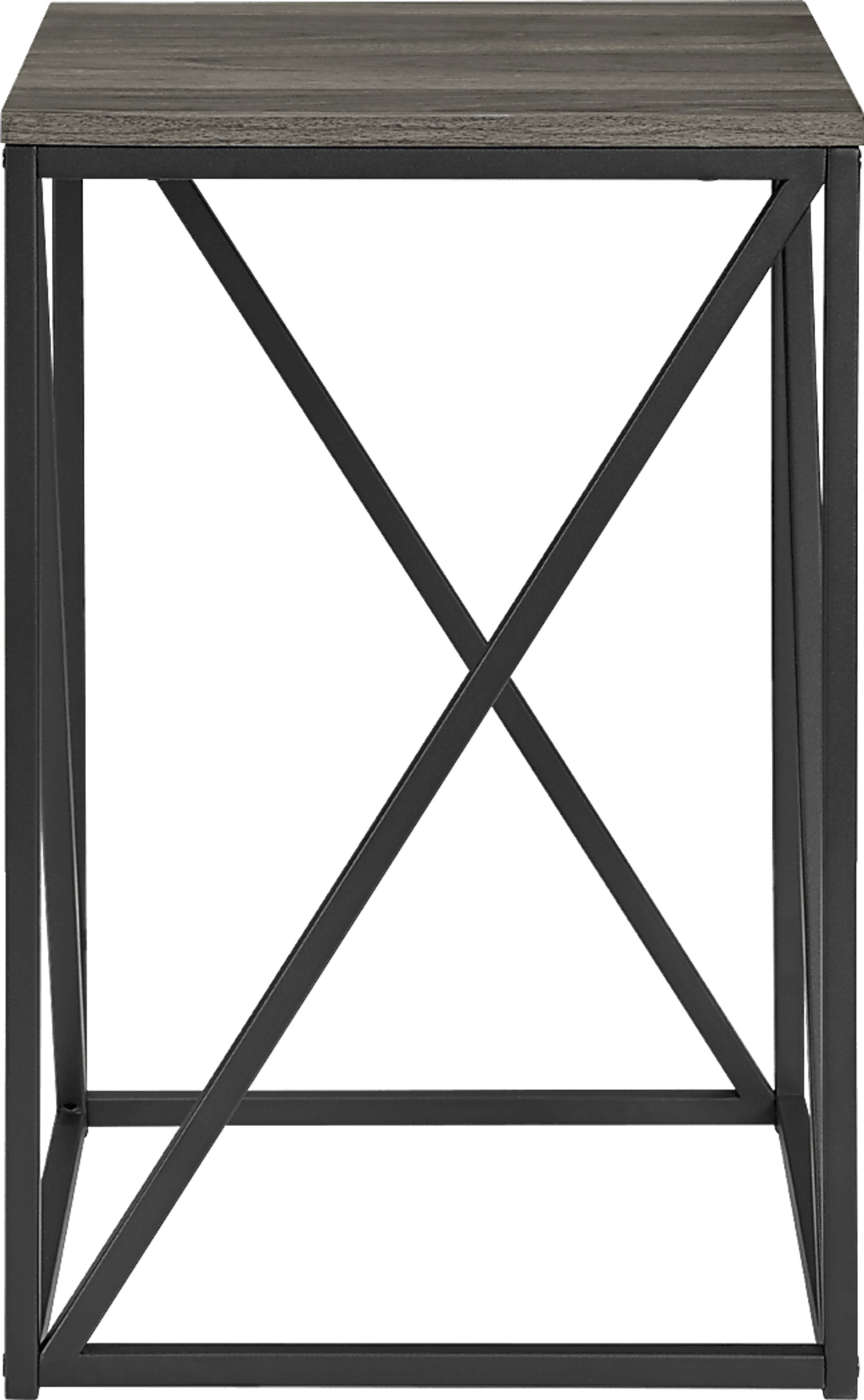 Avondale Circle Gray Accent Table - Image 2