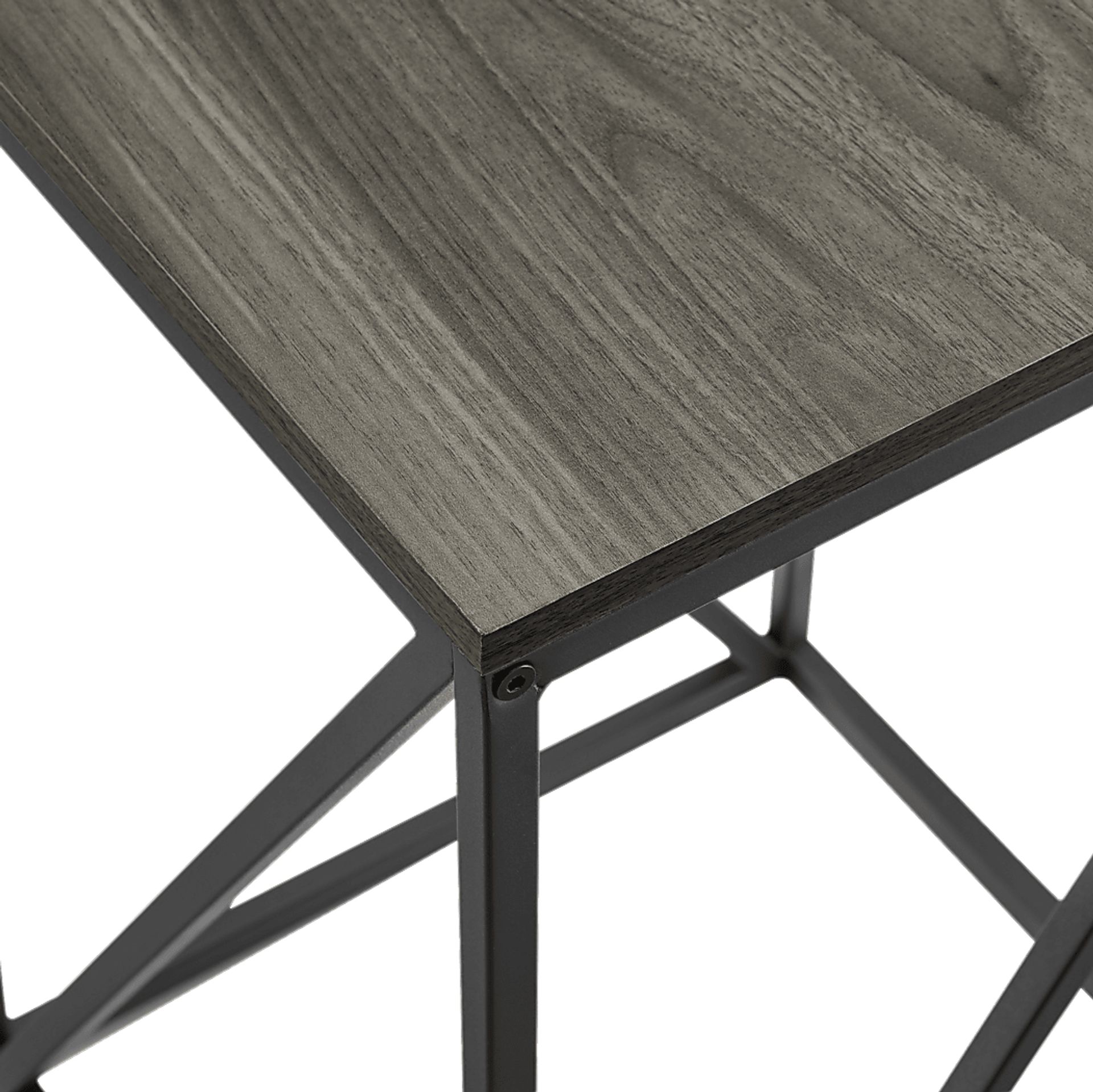 Avondale Circle Gray Accent Table - Image 3