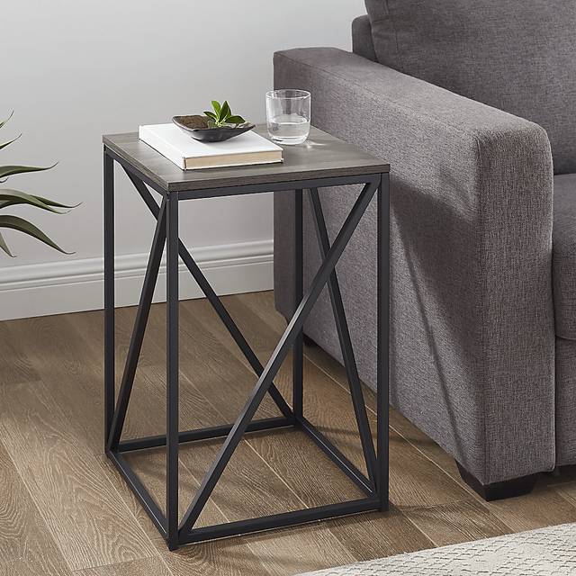 Avondale Circle Gray Accent Table - Thumbnail - Image 4