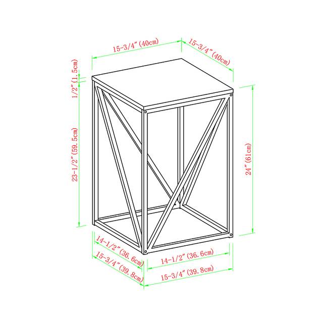 Avondale Circle Gray Accent Table - Thumbnail - Image 5