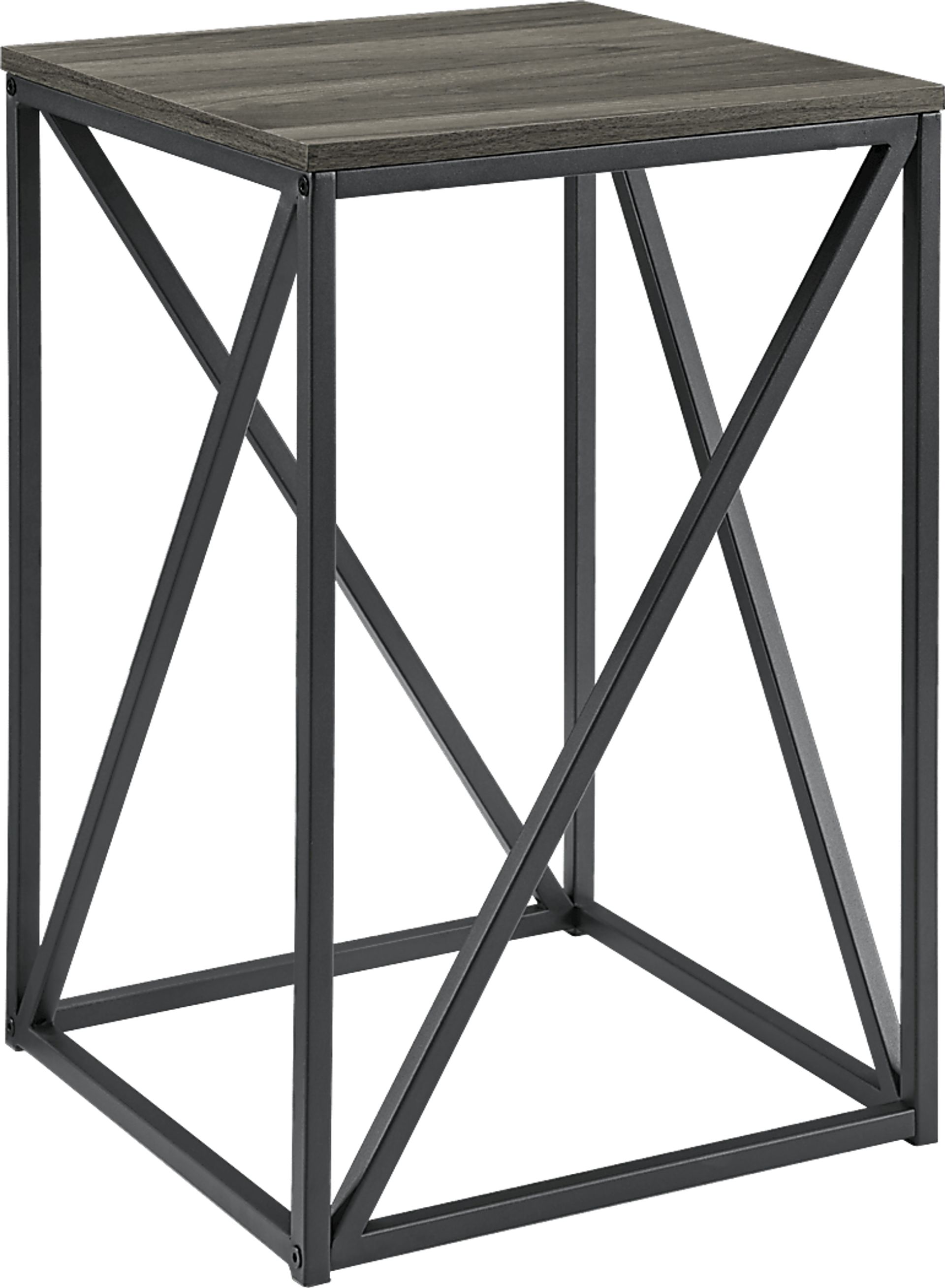 Avondale Circle Gray Accent Table - Image 1