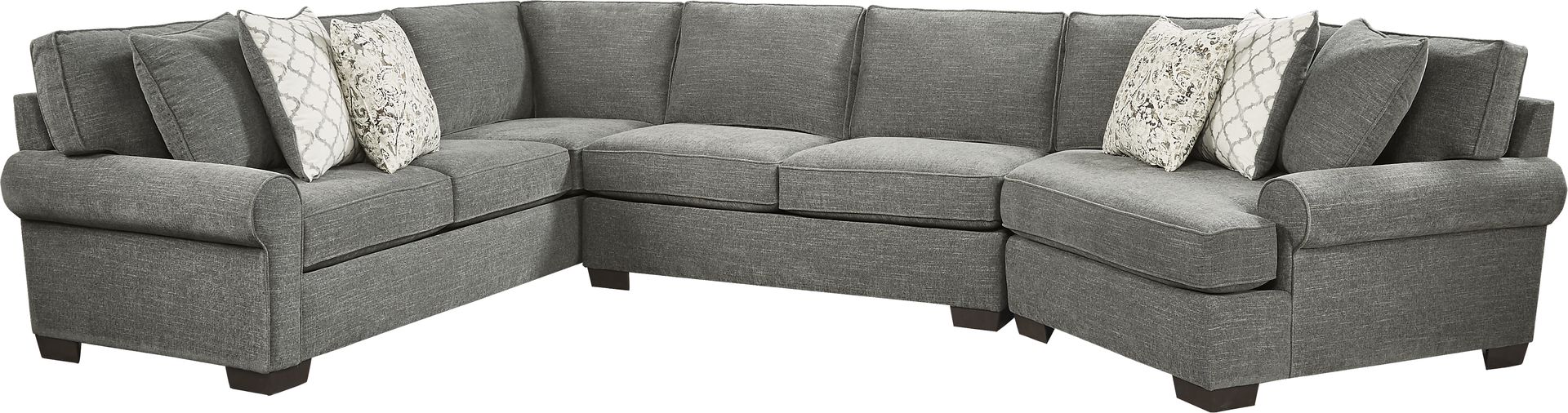 Avonmere Gray 3 Pc Sectional - Image 1