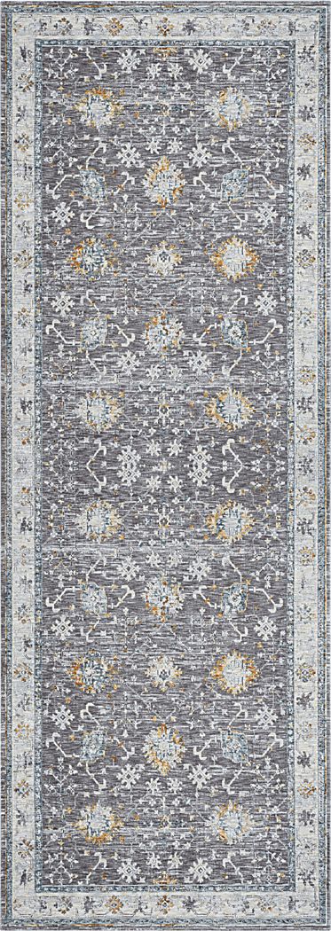 Avonney Gray 2'6 x 8' Runner Rug