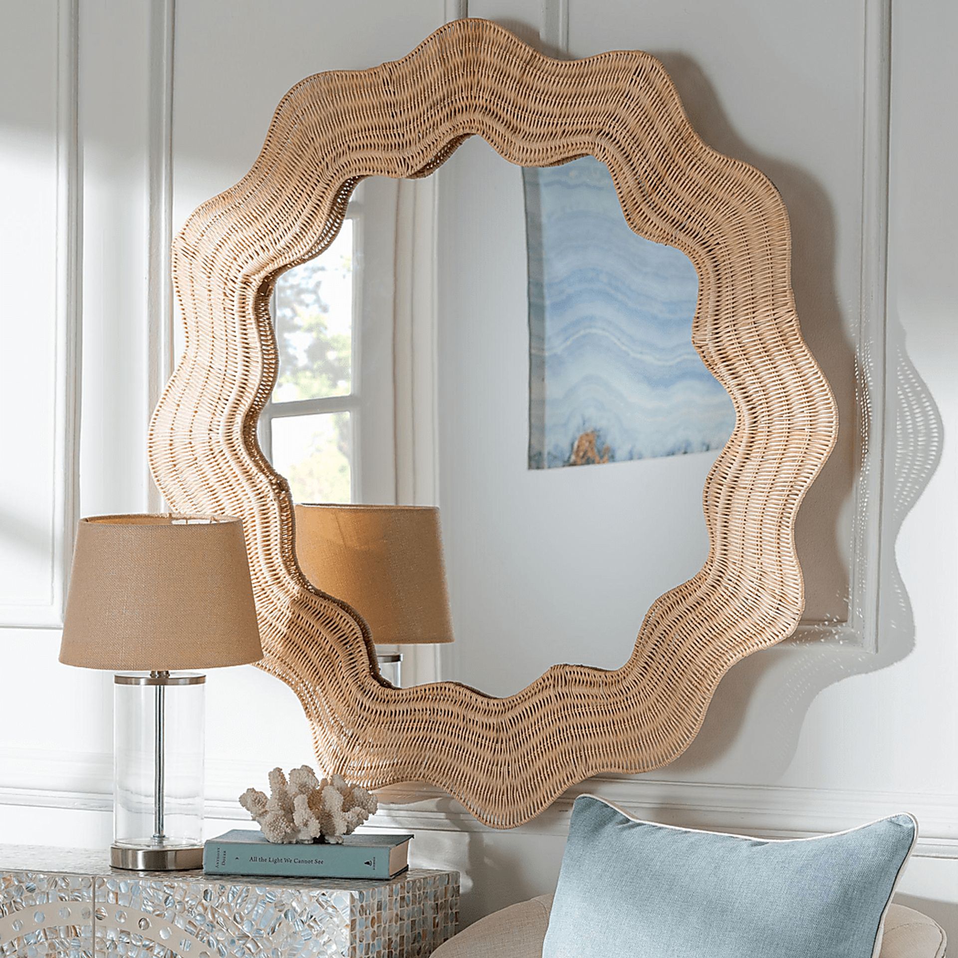 Avonwooda Brown Wall MIrror - Image 2