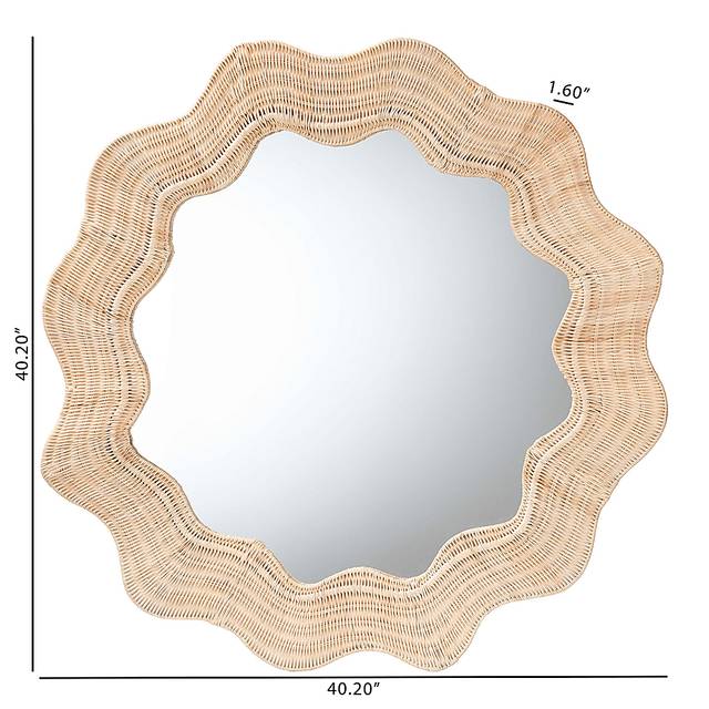 Avonwooda Brown Wall MIrror - Thumbnail - Image 4