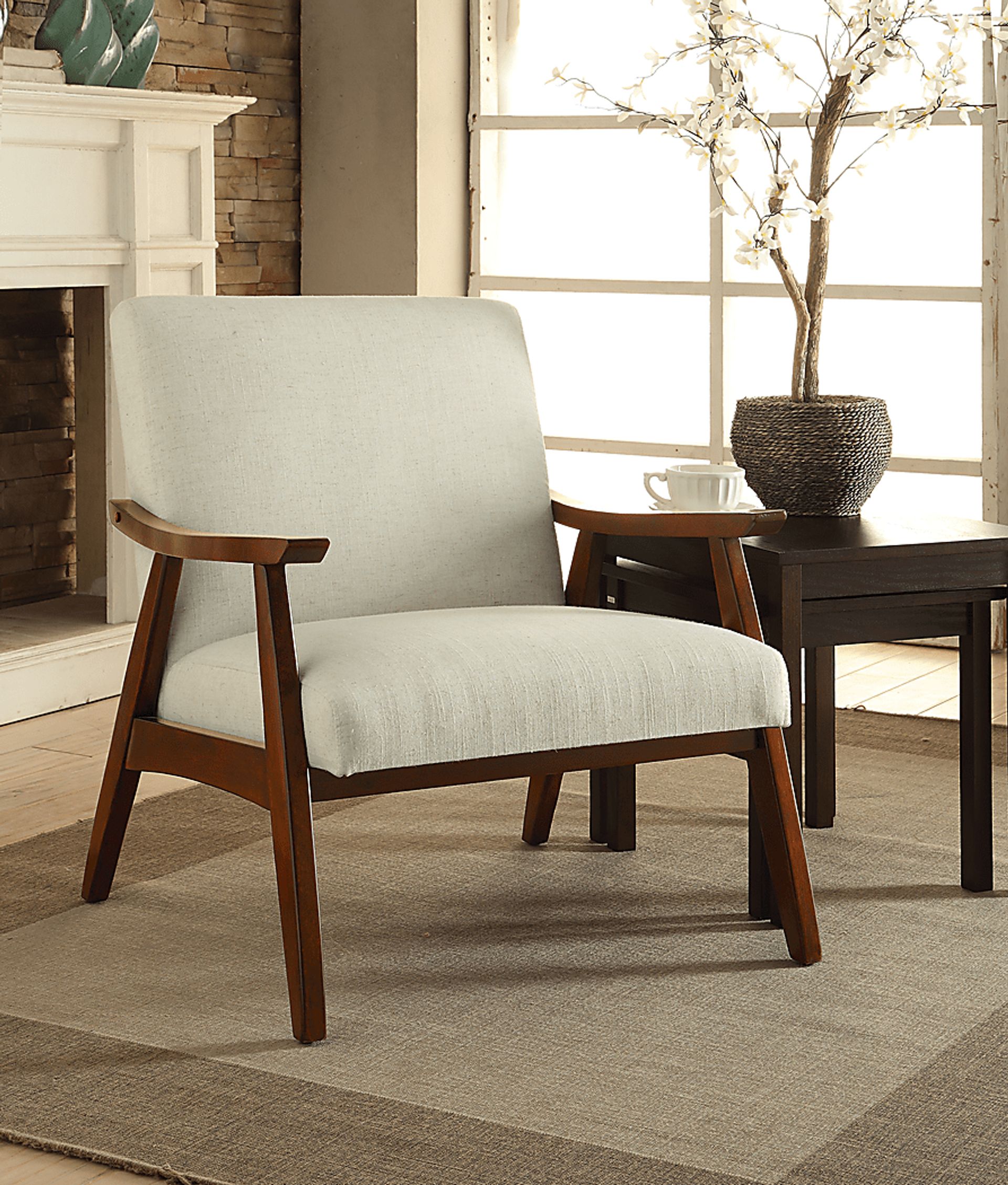 Avott Beige Accent Chair - Image 2