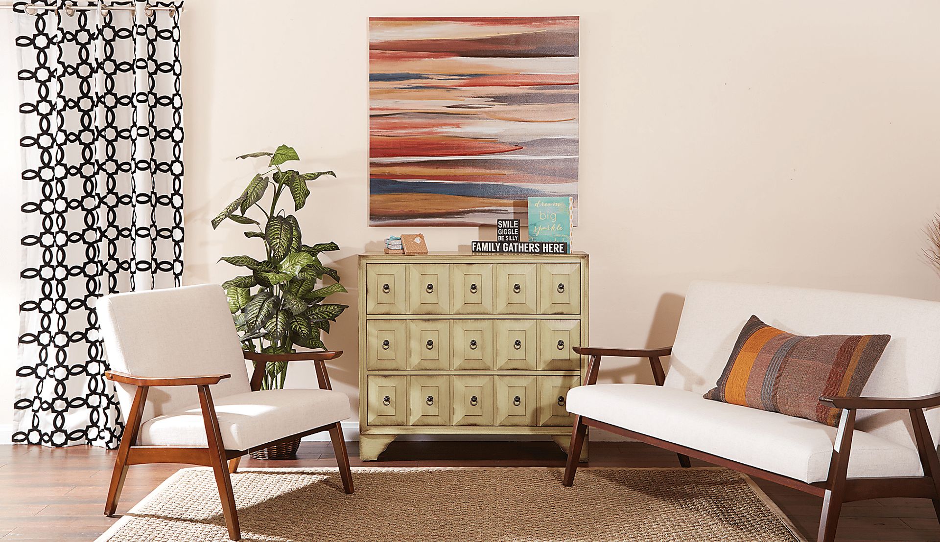 Avott Beige Accent Chair - Image 3