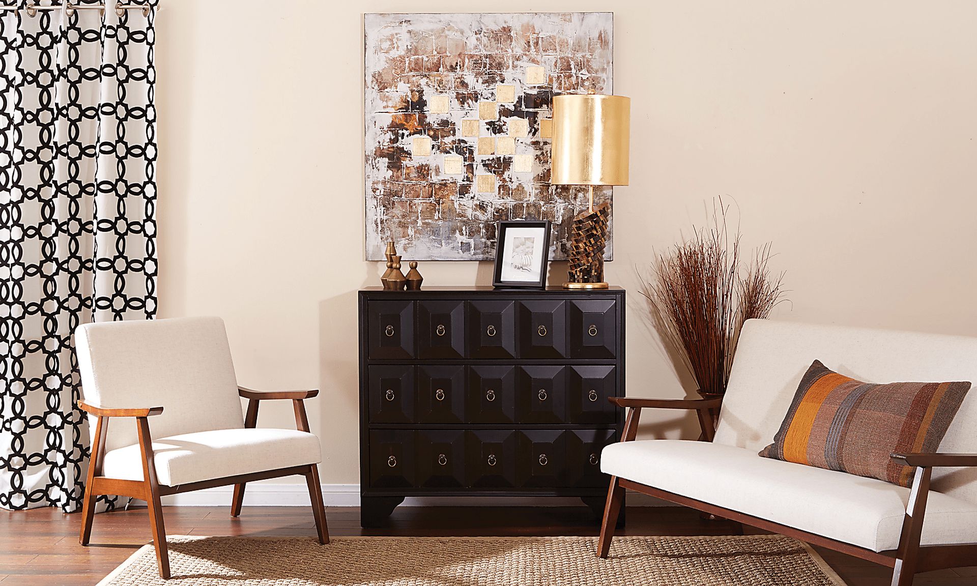 Avott Beige Accent Chair - Image 4