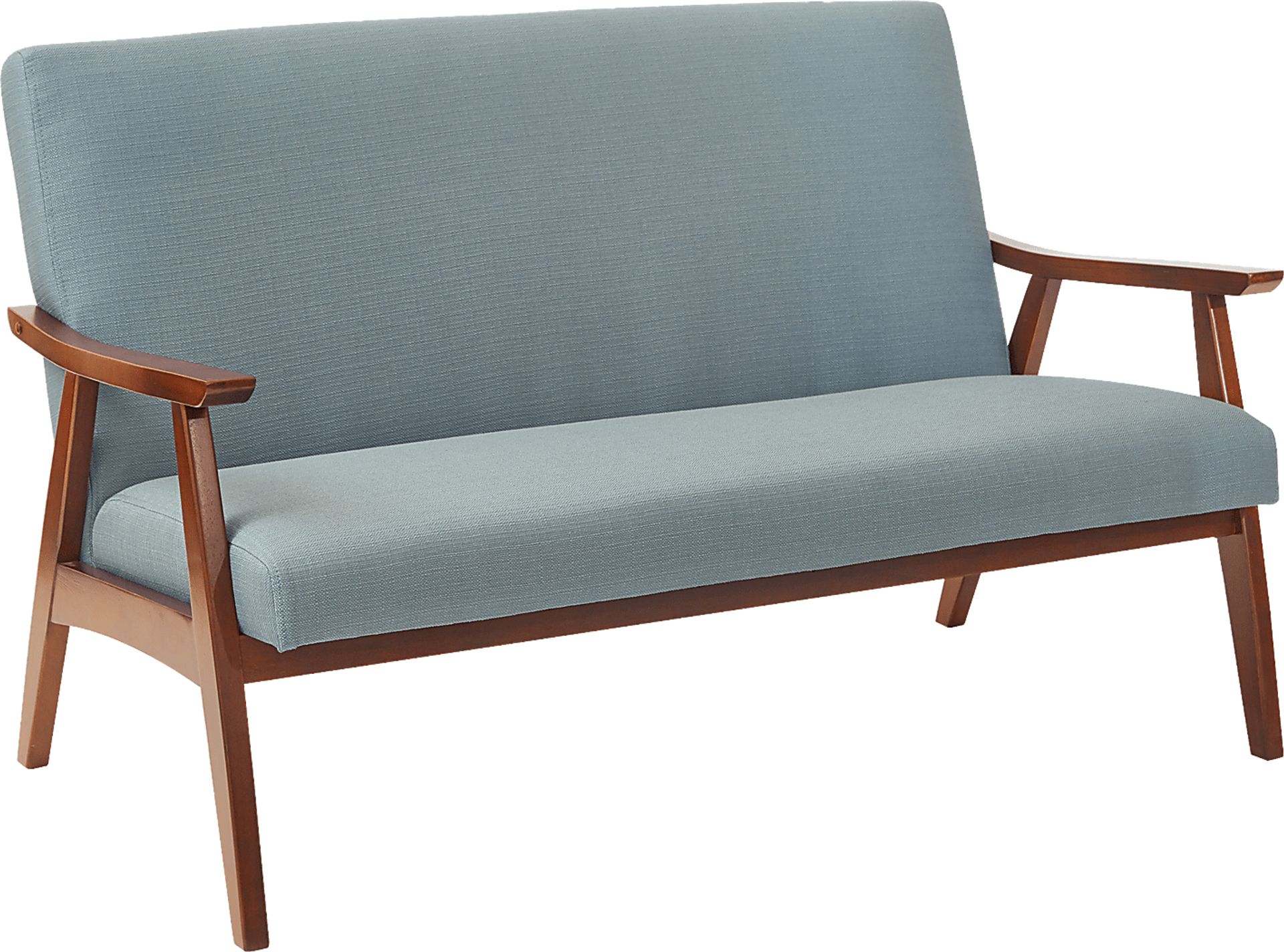 Avott Blue Loveseat - Image 1