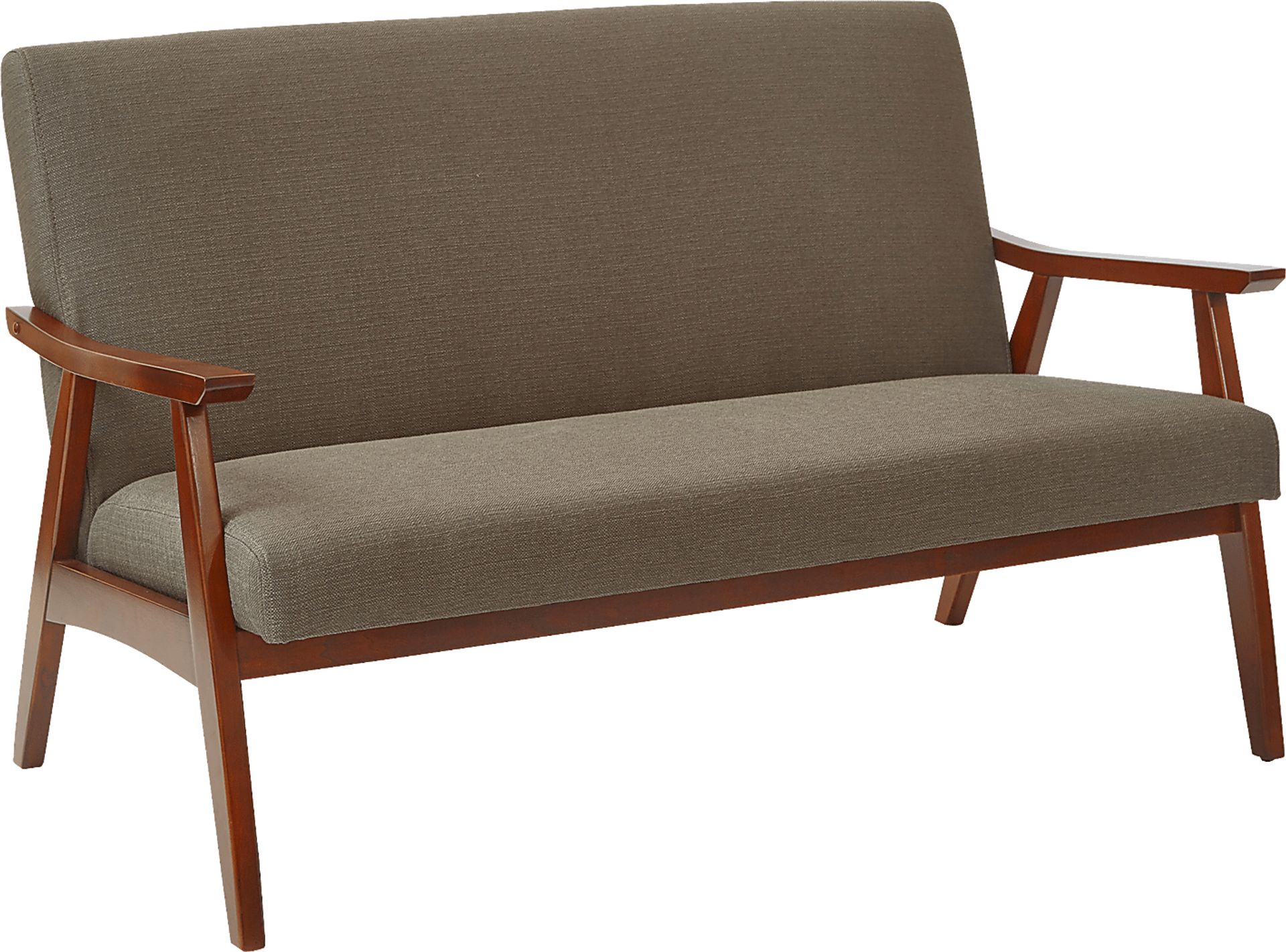 Avott Brown Loveseat - Image 1