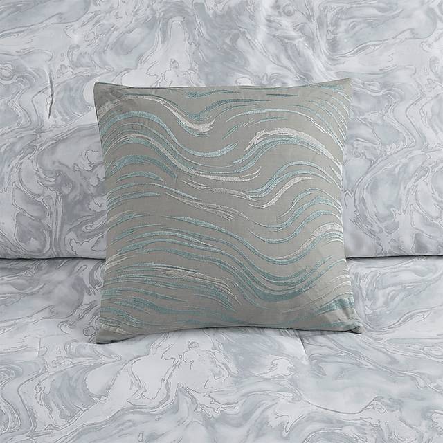 Avoyelles Gray 7 Pc King Comforter Set - Thumbnail - Image 5