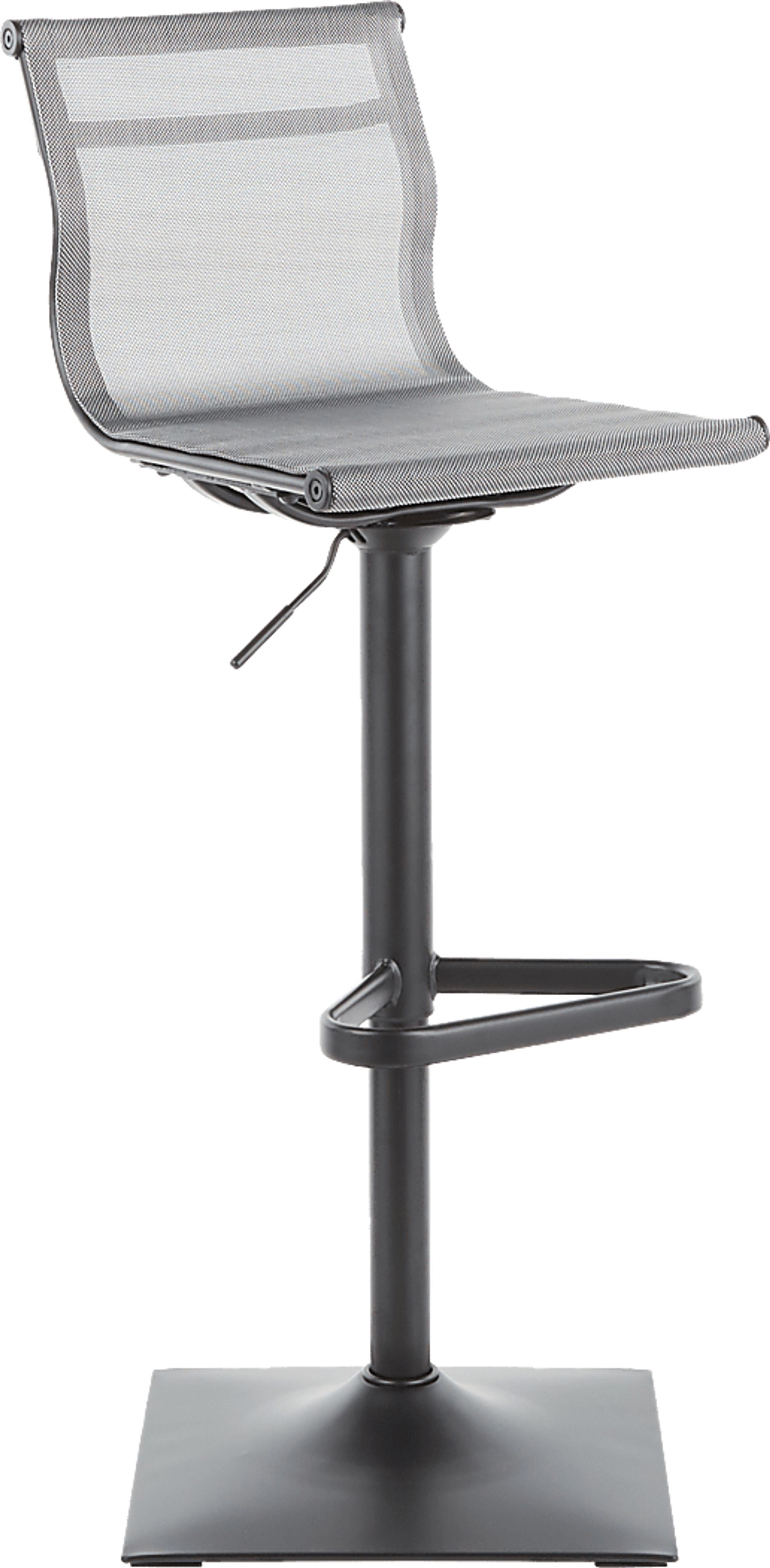 Avrum Gray Adjustable Barstool - Image 1
