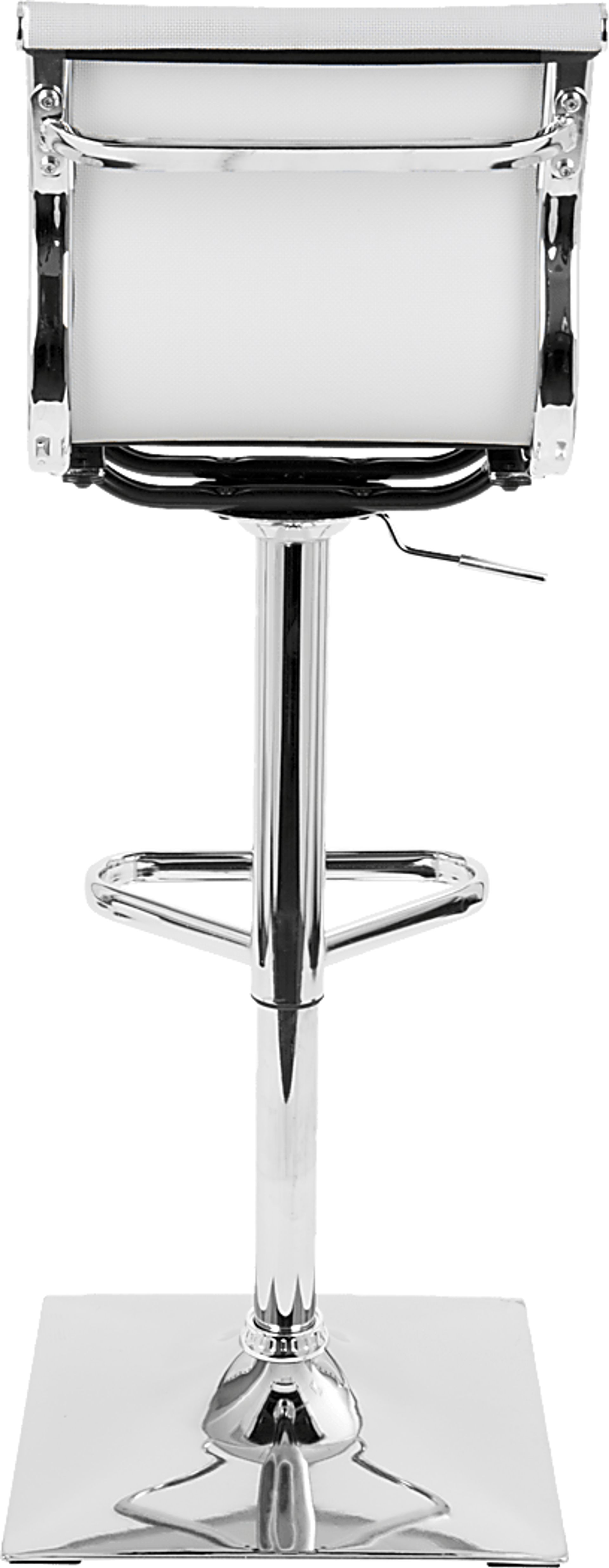 Avrum White 3 Pc Bar Height Dining Set - Image 3