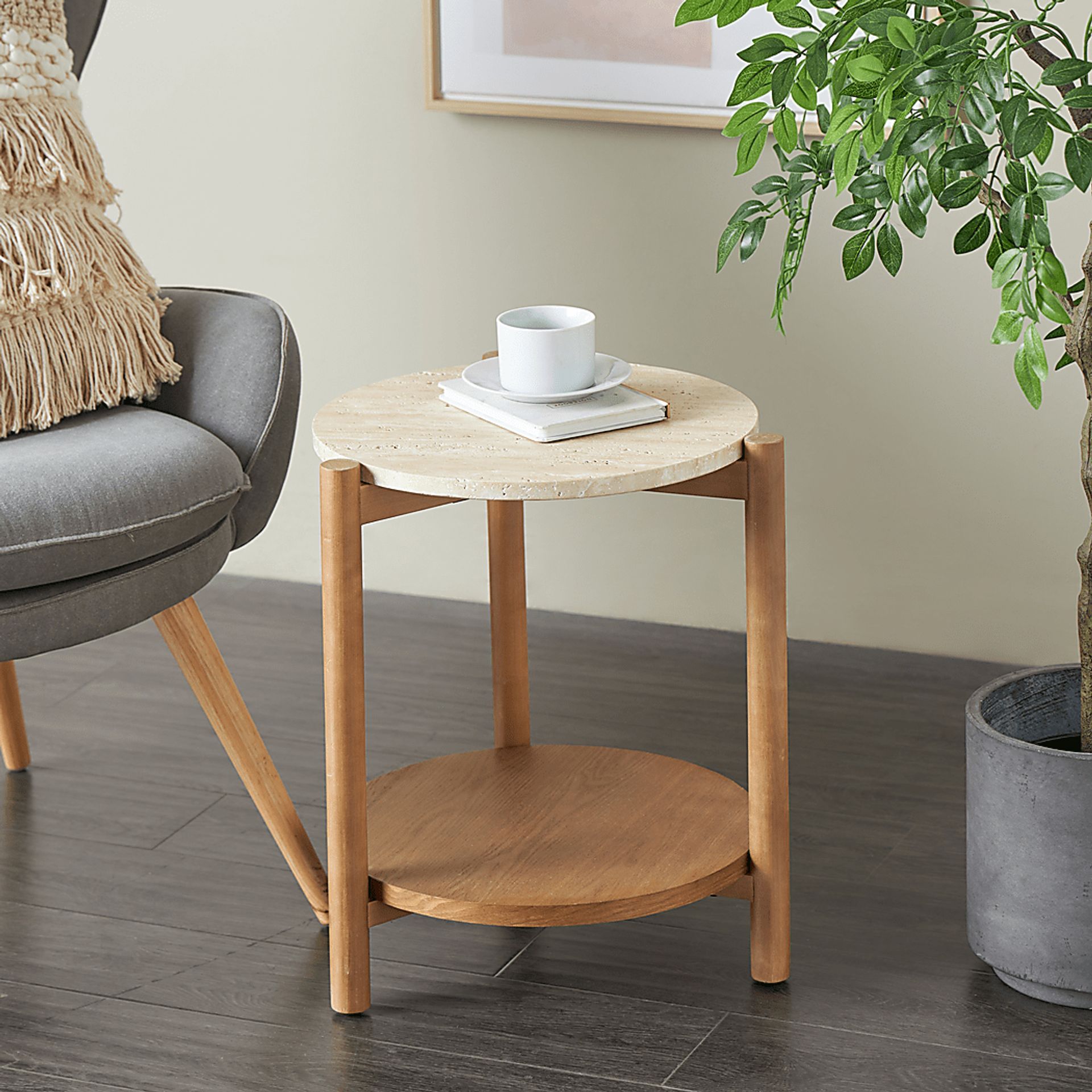 Avudo Brown Accent Table - Image 2