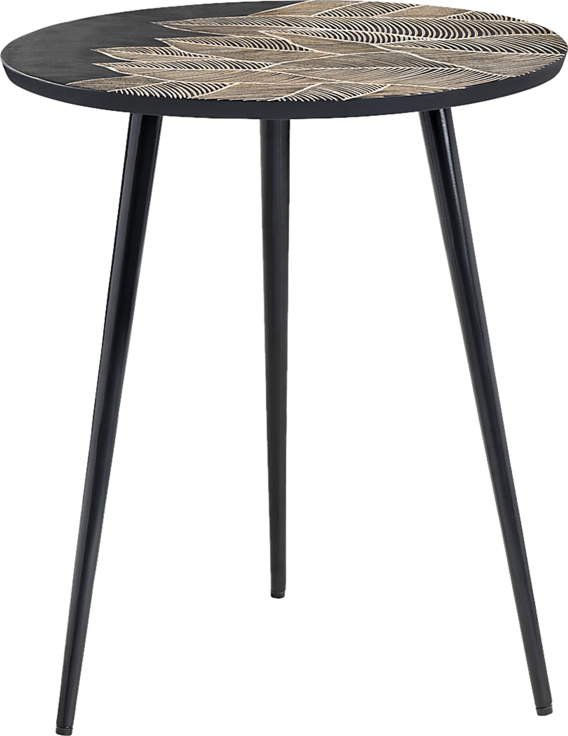 Awbrey Black End Table - Image 2