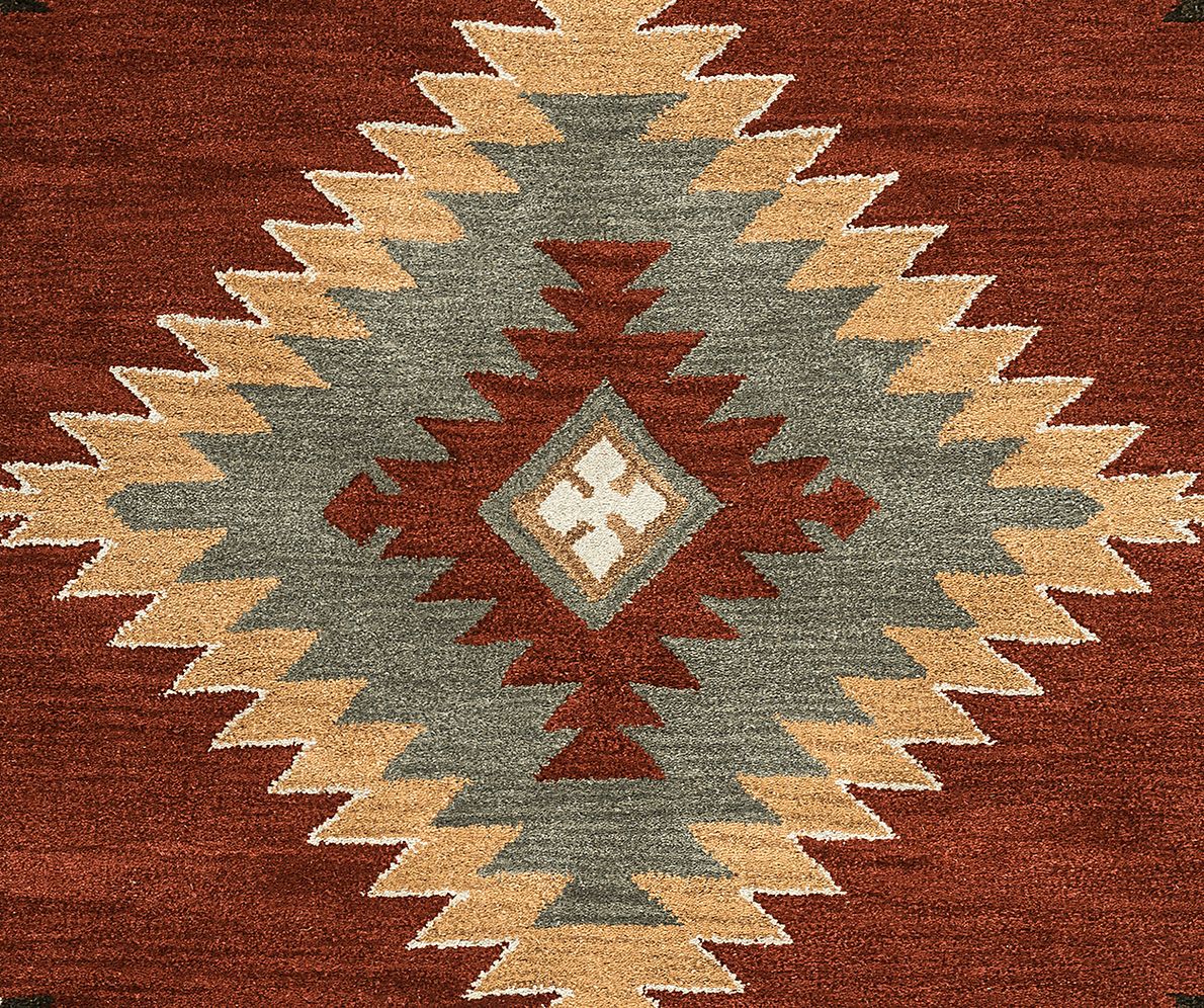 Awena Red 3' x 5' Rug