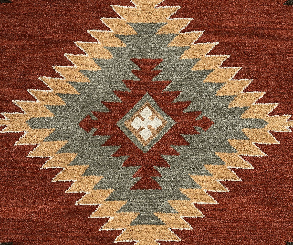 Awena Red Rug | Rooms to Go