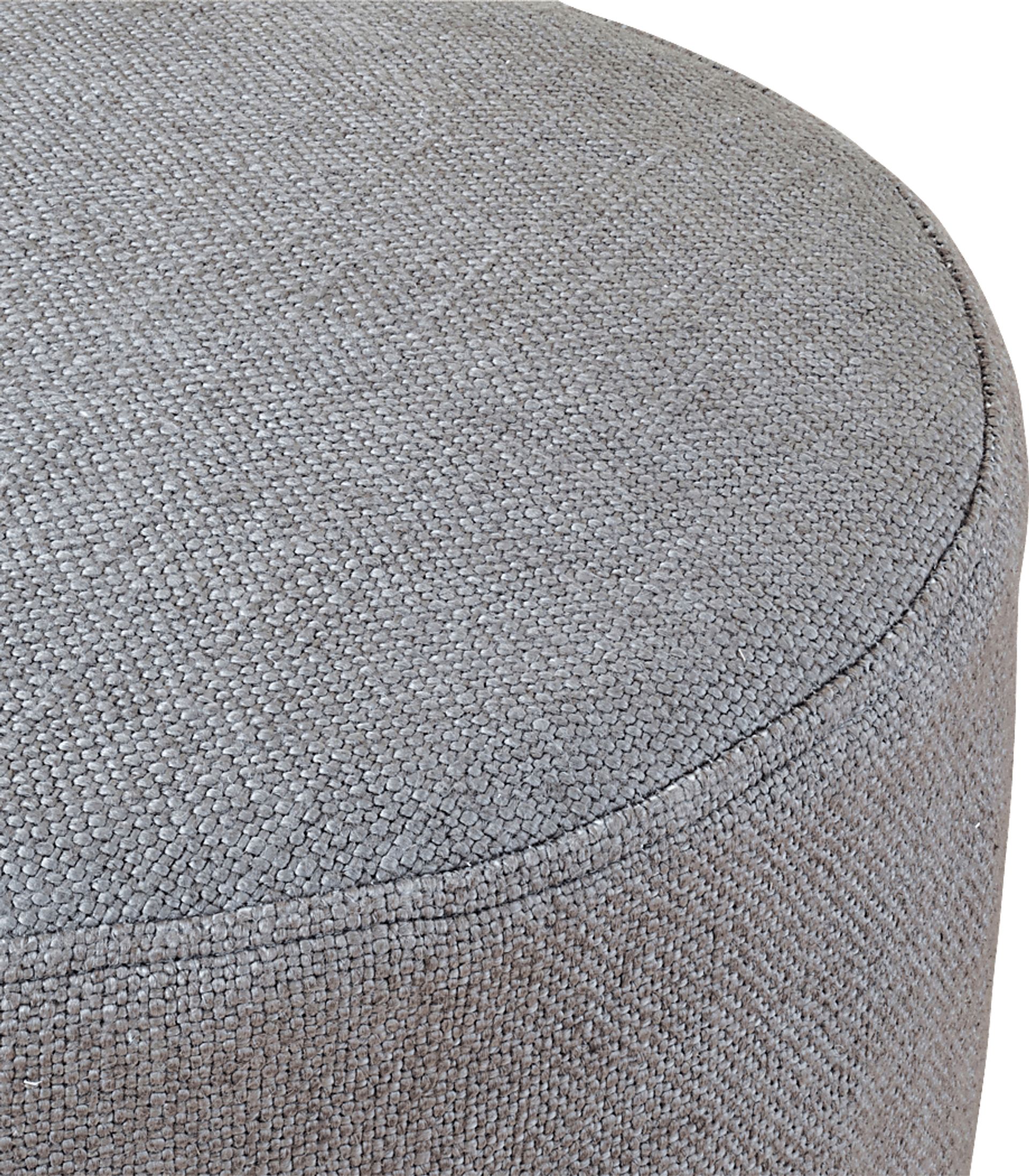 Awet Gray Pouf - Image 2