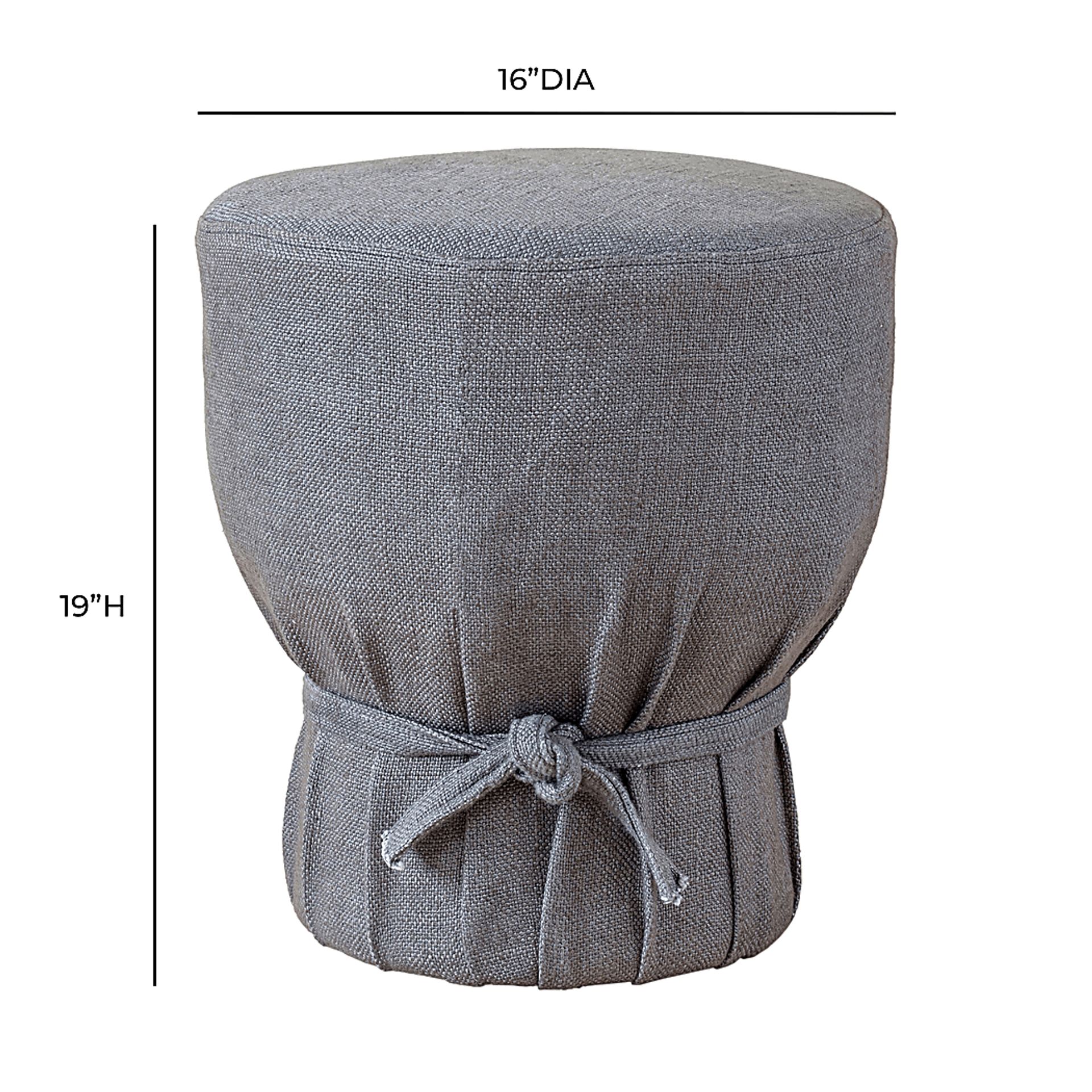Awet Gray Pouf - Image 4