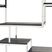 Awini Black Bookshelf