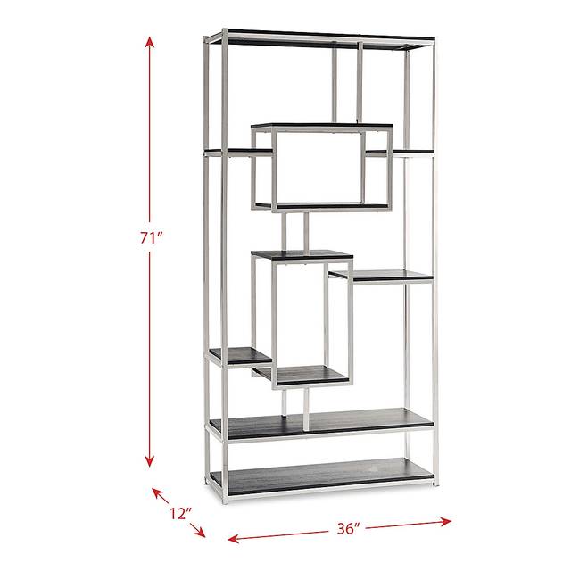 Awini Black Bookshelf - Thumbnail - Image 7