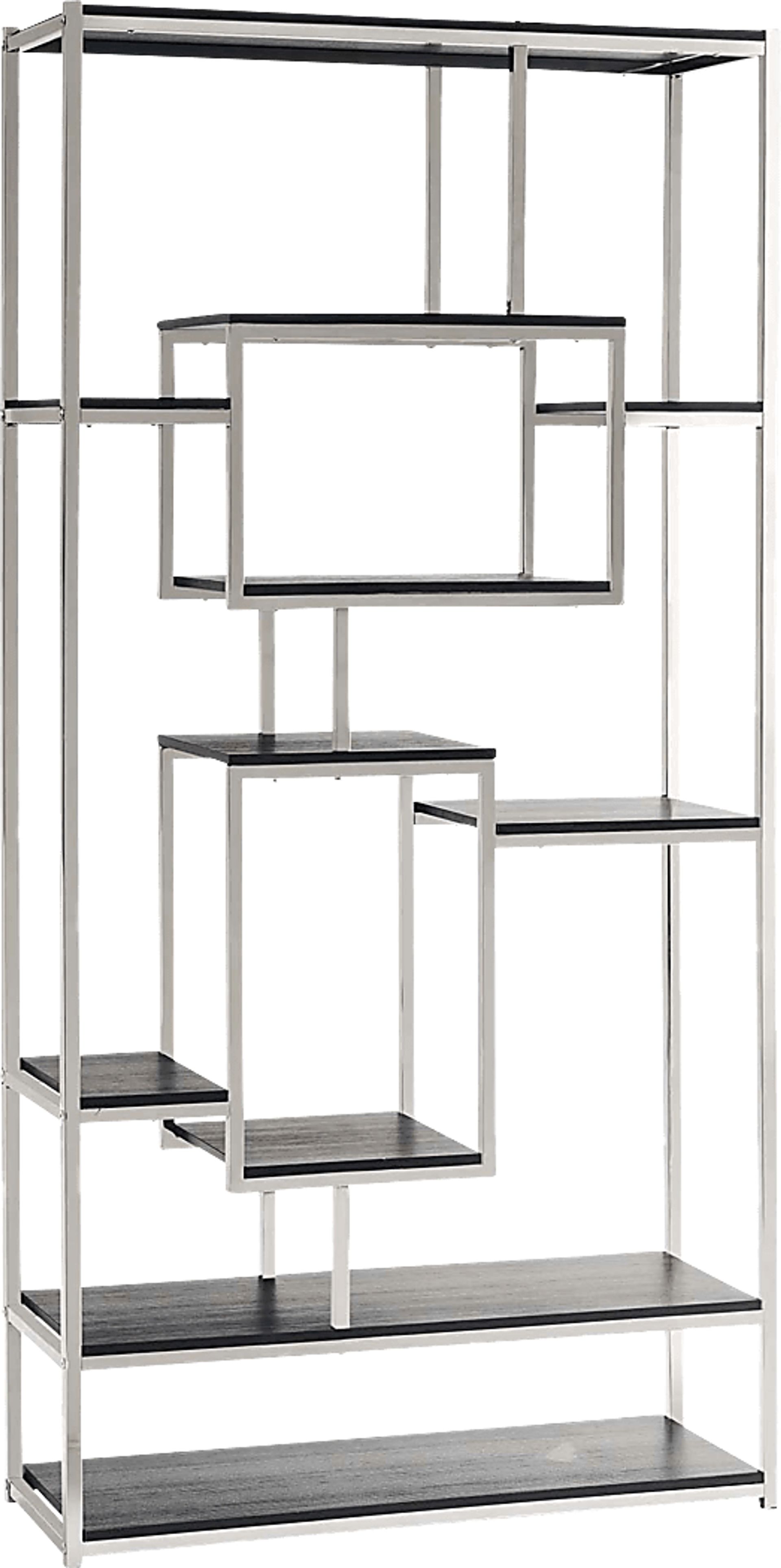 Awini Black Bookshelf - Image 1