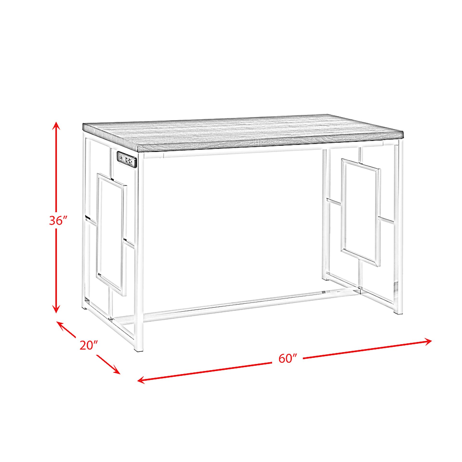 Awini Brown 4 Pc Bar Height Table Set - Image 16