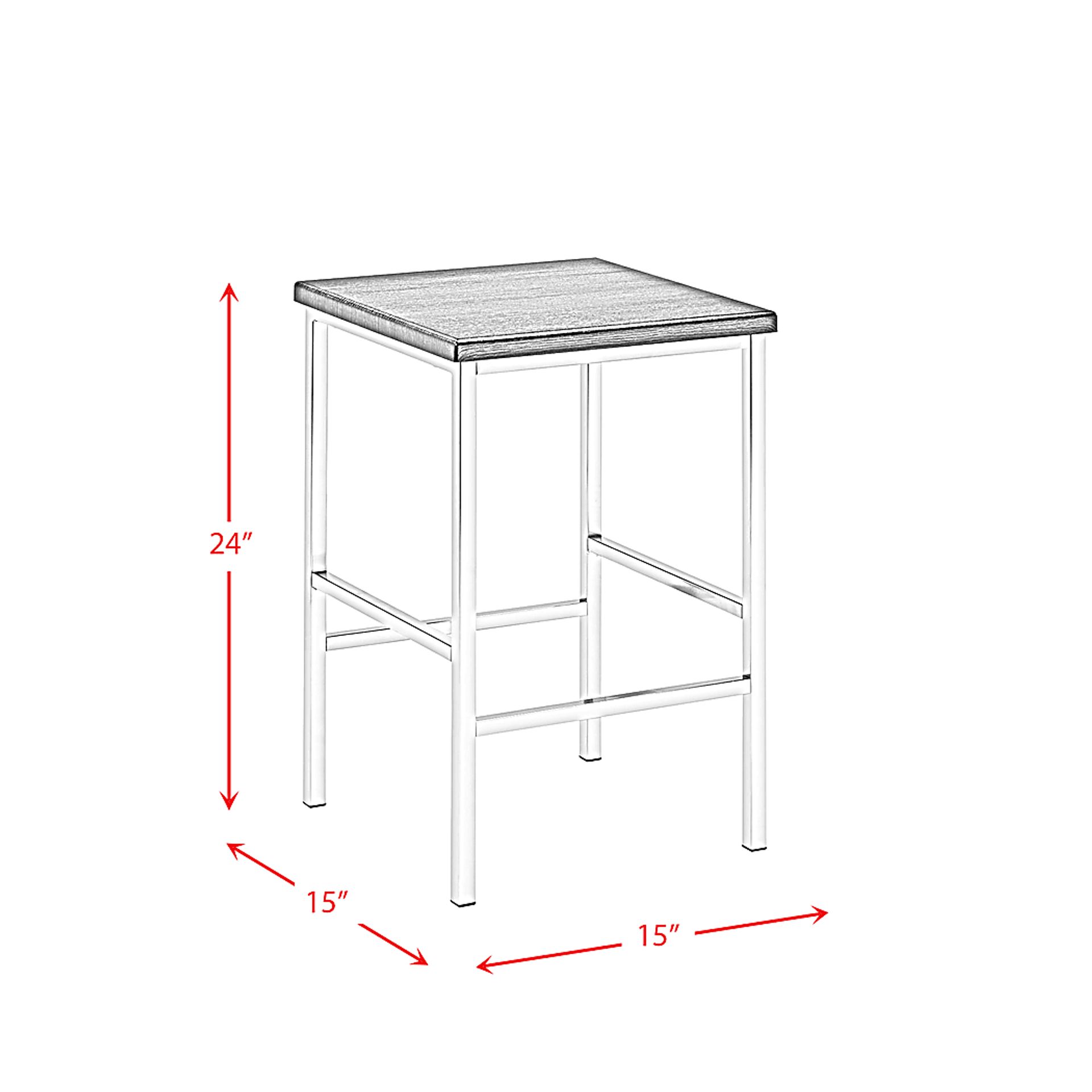 Awini Brown 4 Pc Bar Height Table Set - Image 17