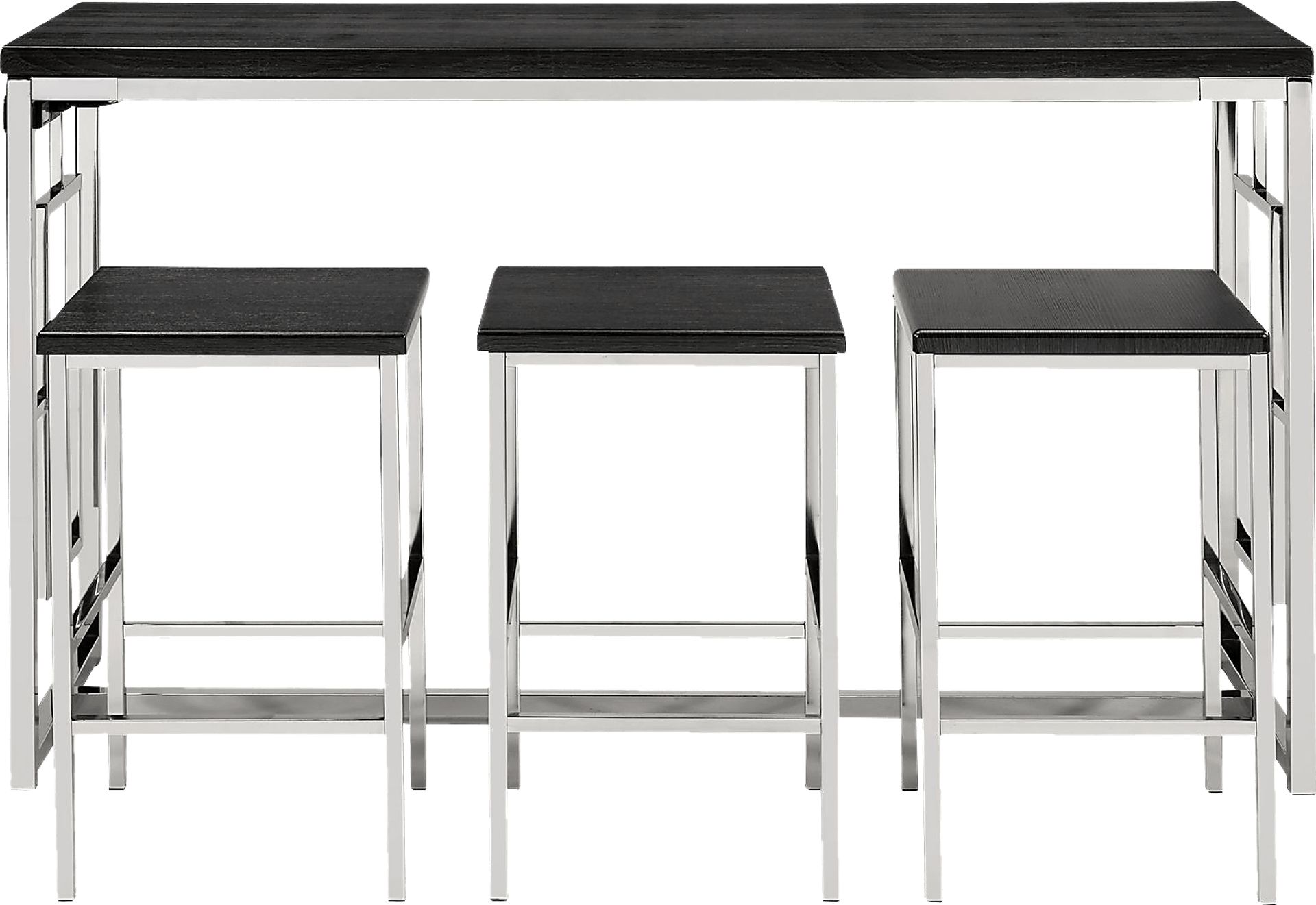 Awini Brown 4 Pc Bar Height Table Set - Image 2