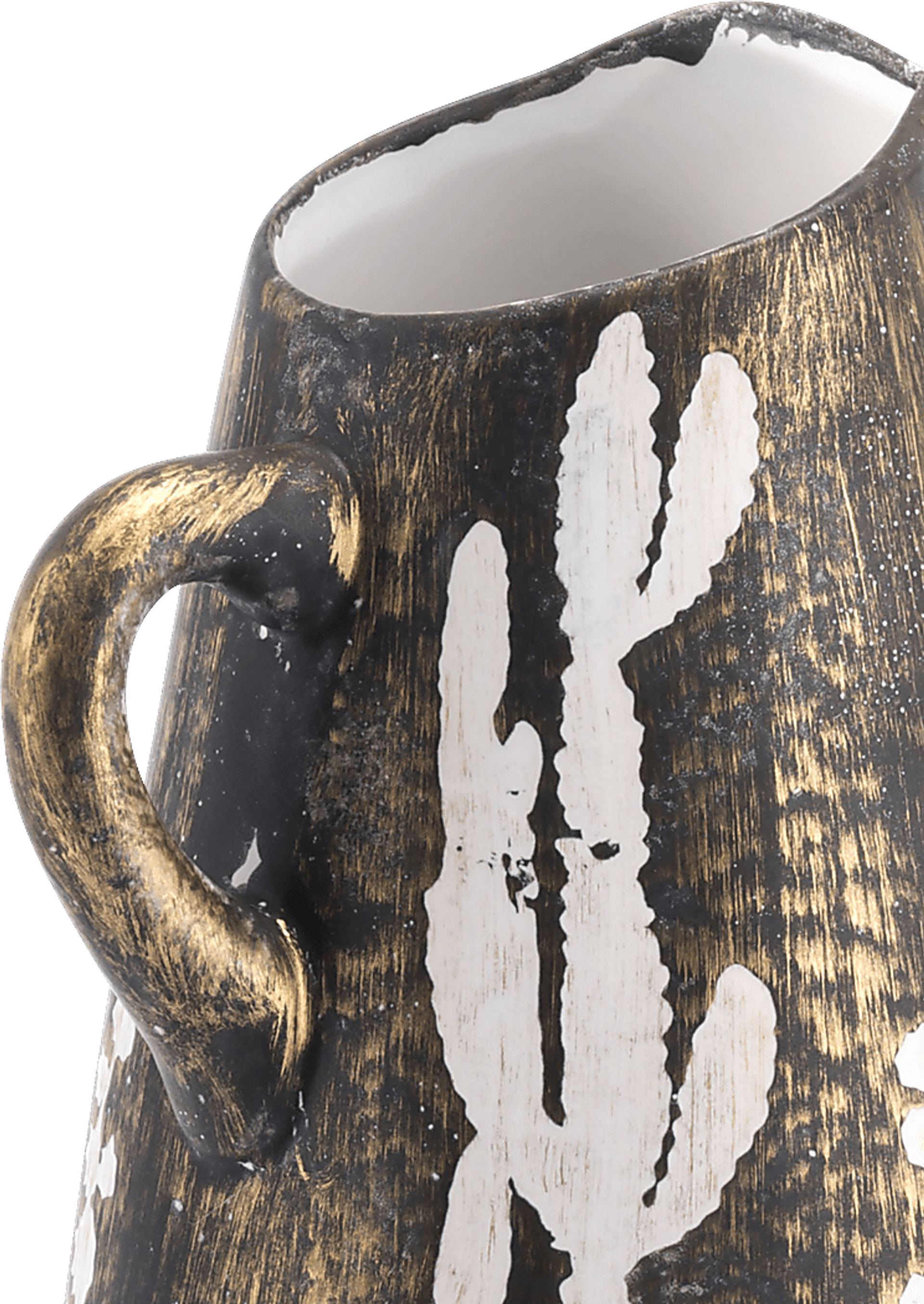 Awo Gold and White Small Outdoor Jar - Image 5