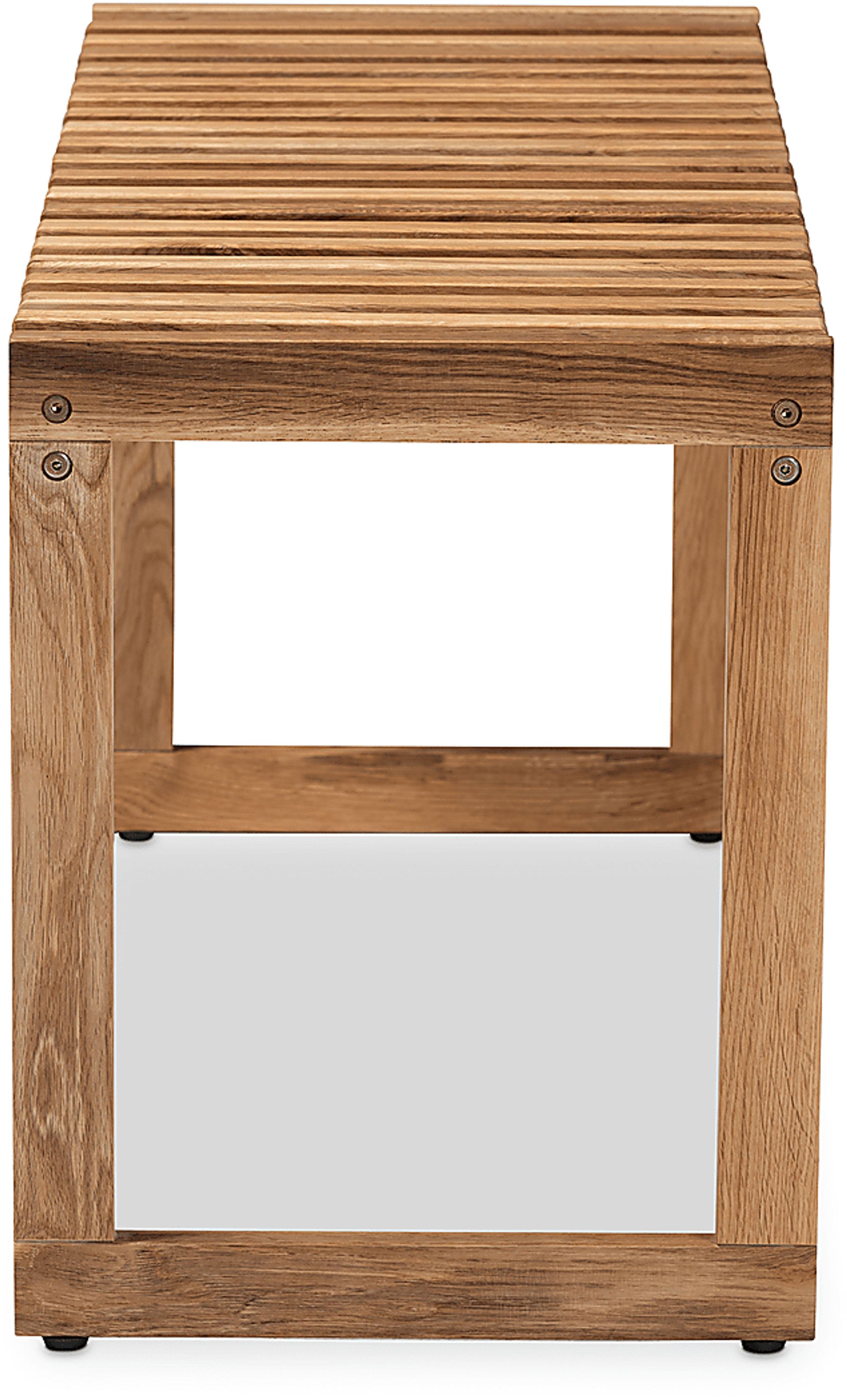 Axminster Brown Bench - Image 3