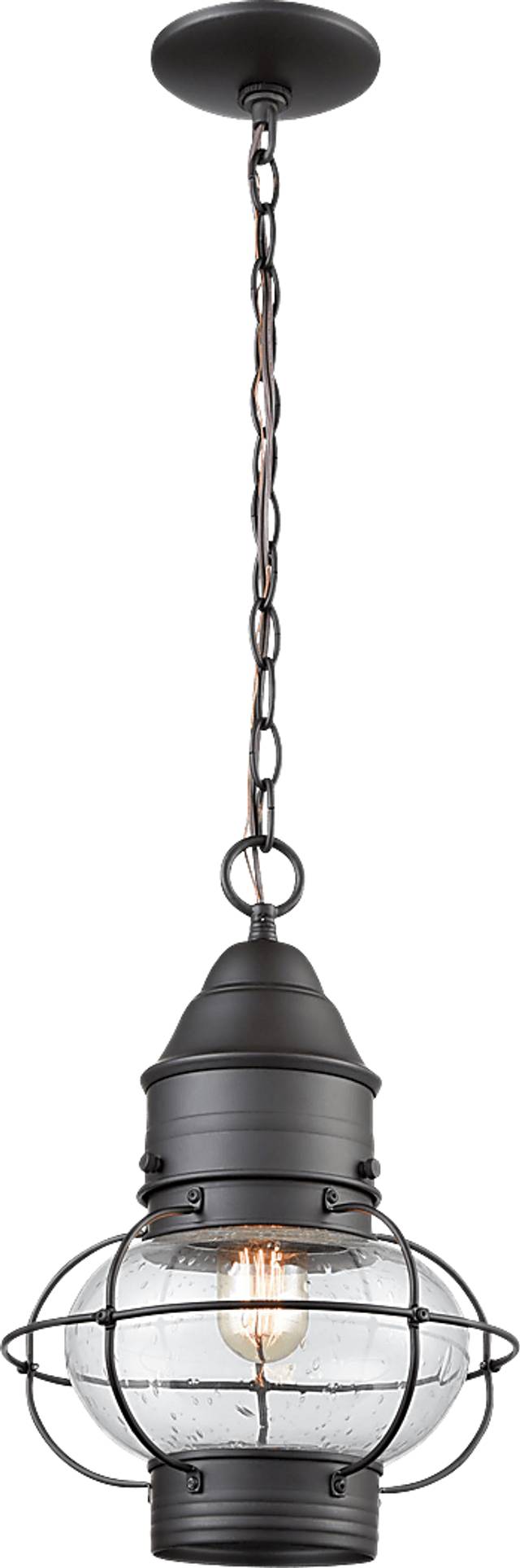 Axson Black Outdoor Chandelier - Thumbnail - Image 1