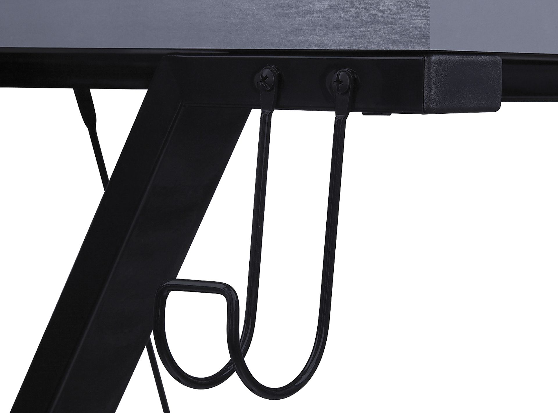 Axyon Gray L- Shaped Gaming Desk - Image 8