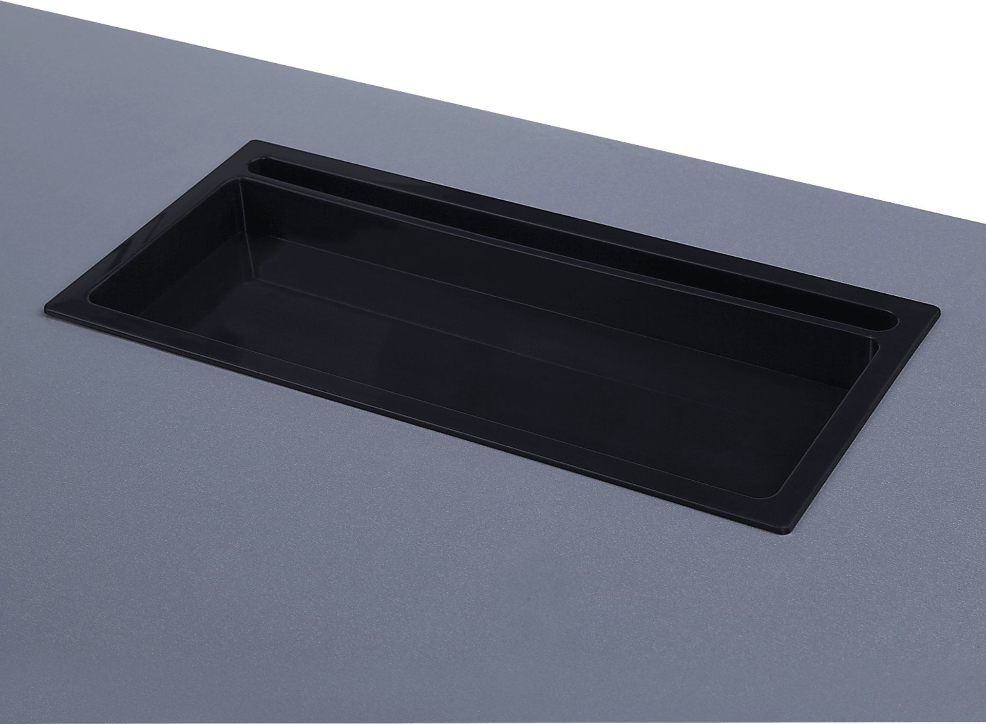 Axyon Gray L- Shaped Gaming Desk - Image 9