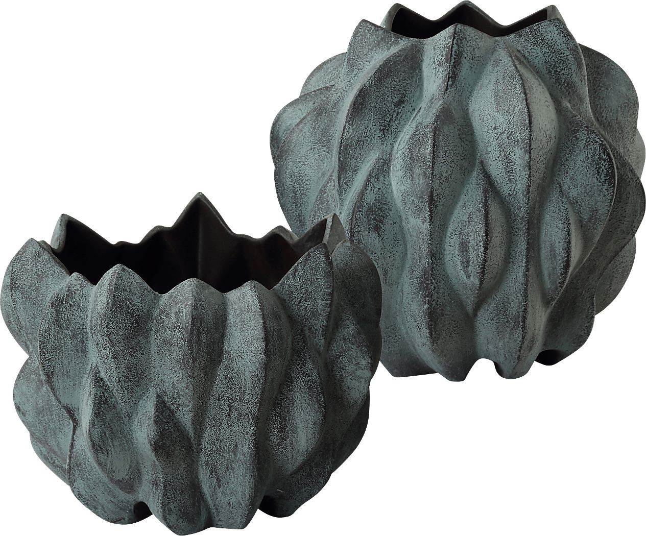 Ayaab Bronze Vase, Set of 2