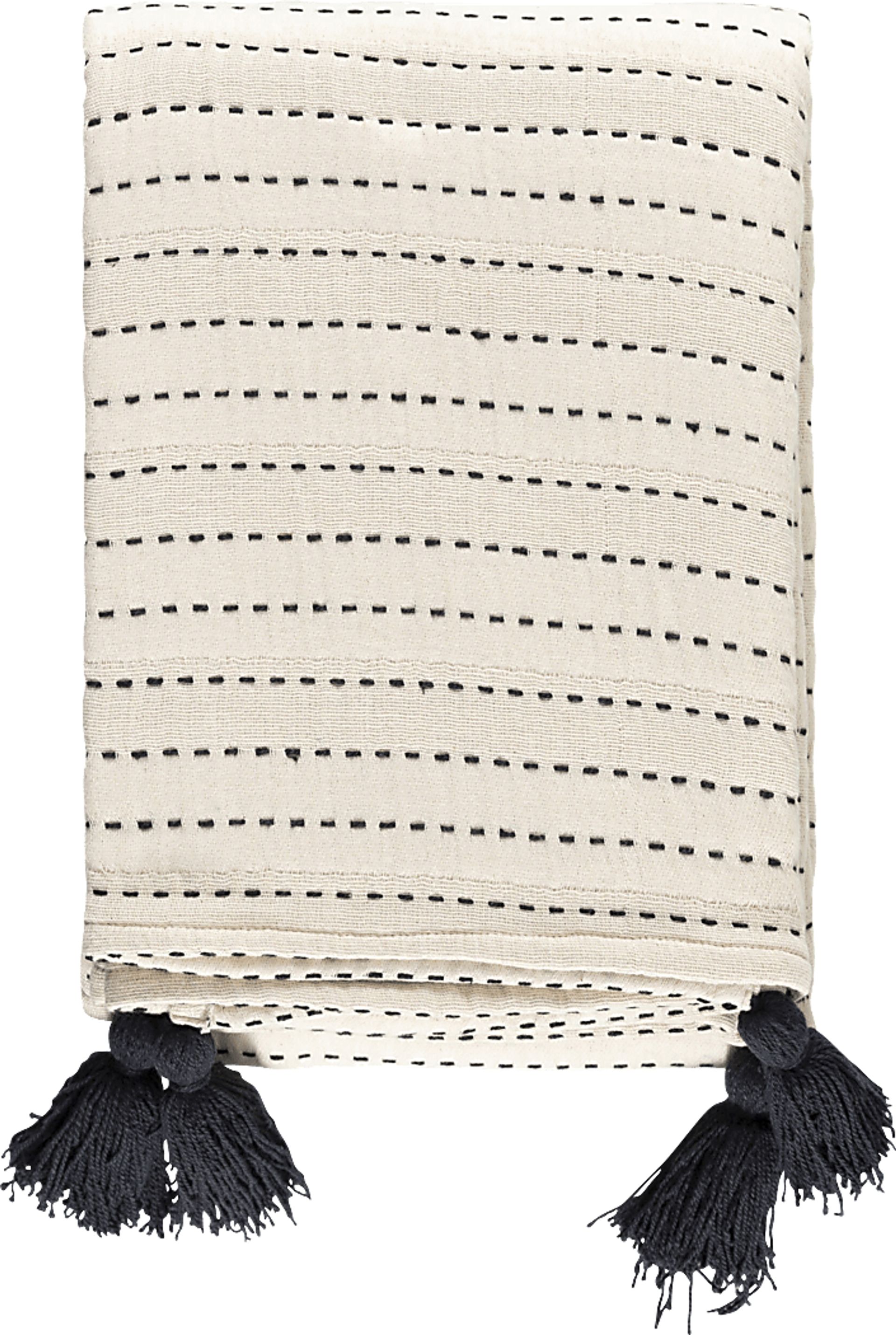 Ayantu Ivory Throw Blanket - Image 1