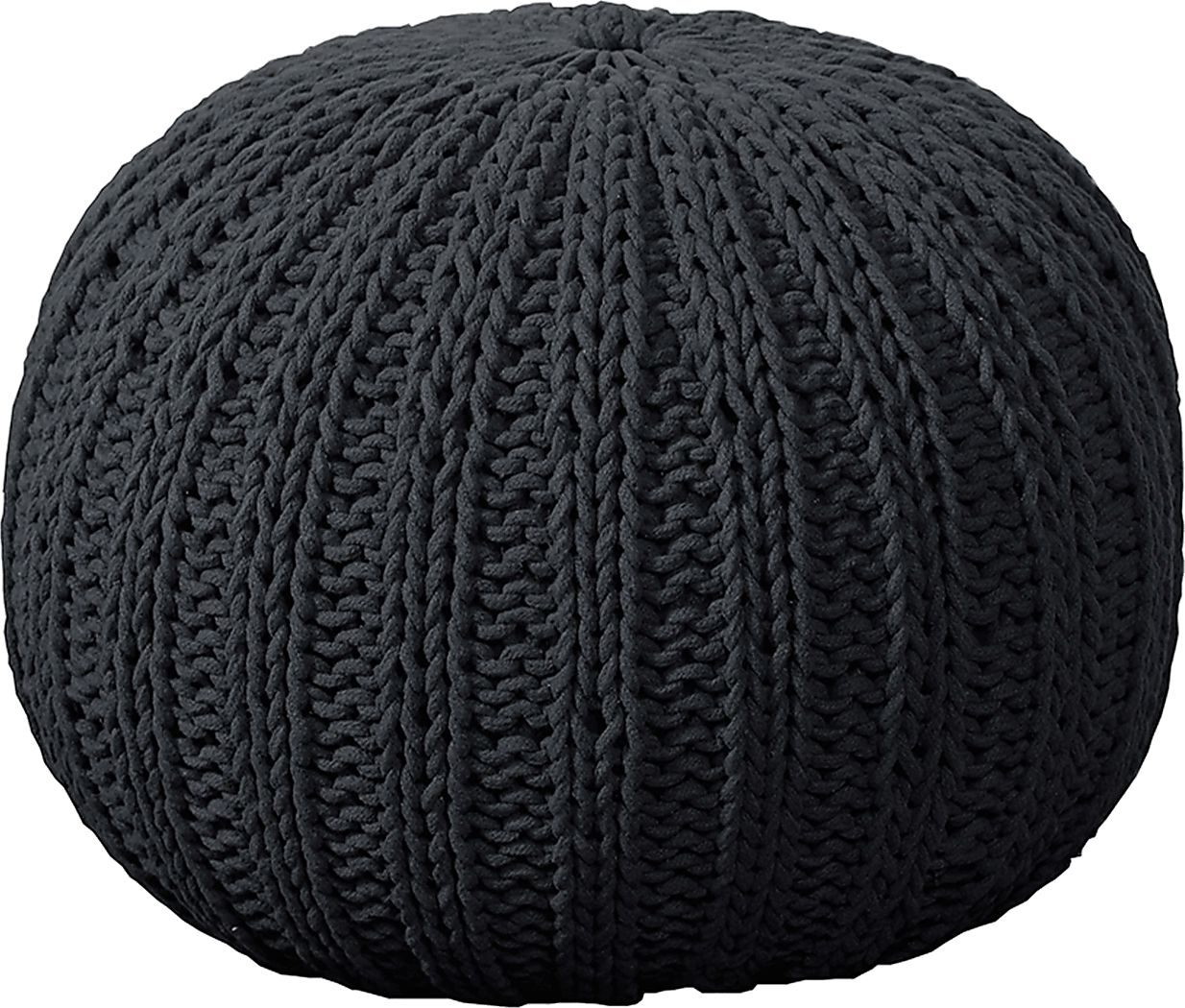 Ayidu Black Pouf
