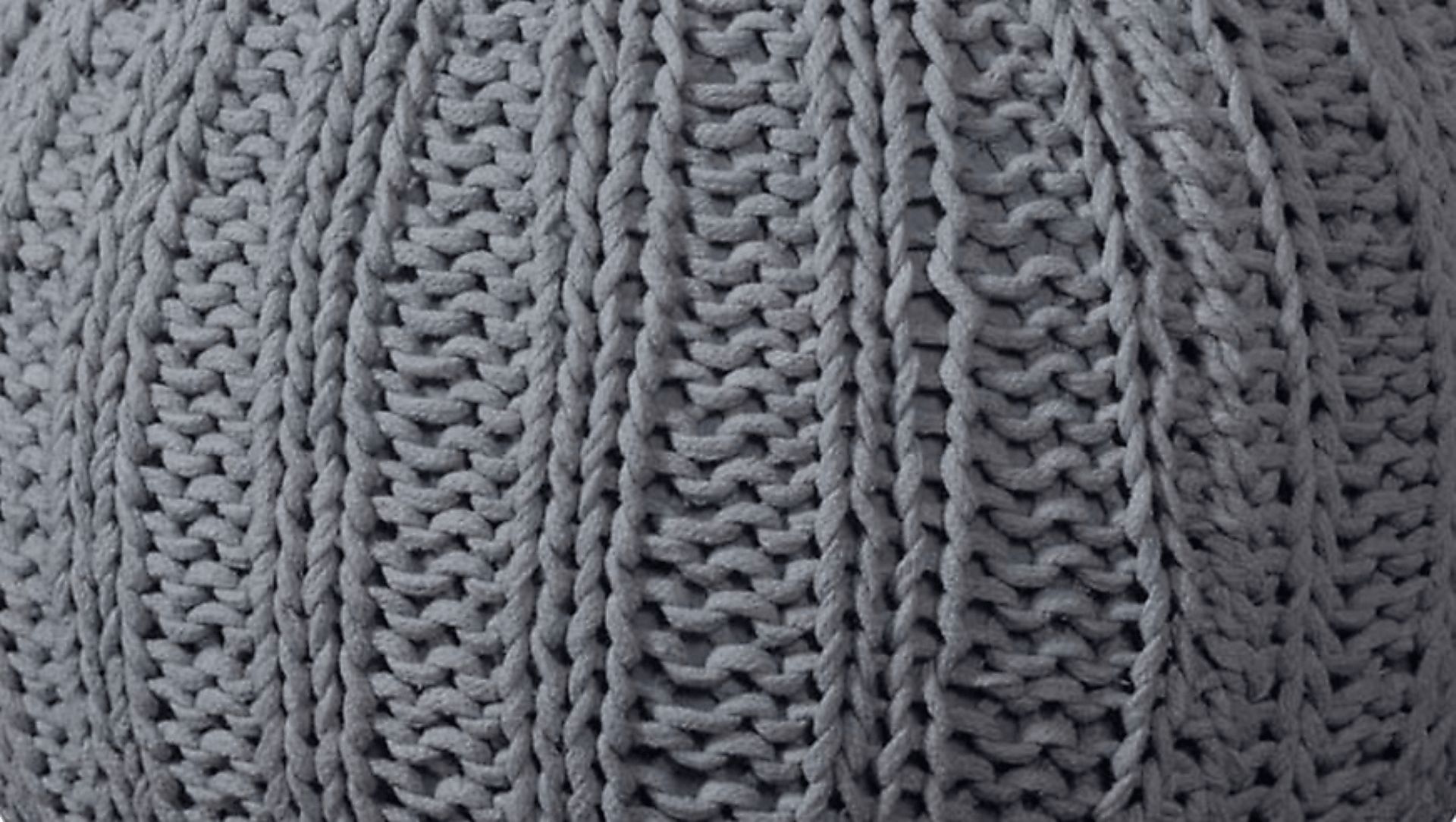 Ayidu Gray Pouf - Image 4