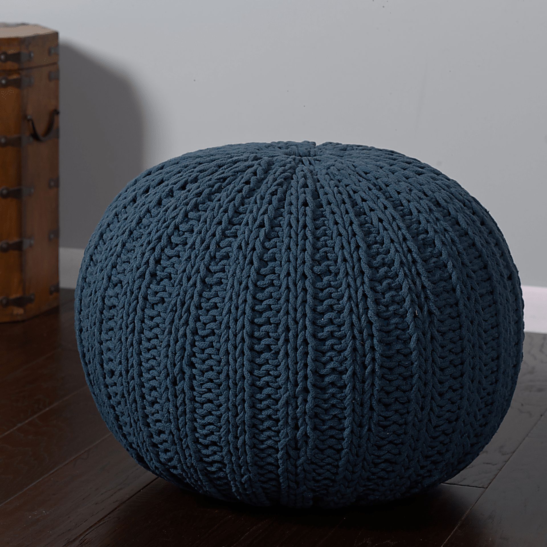 Ayidu Navy Pouf - Image 3