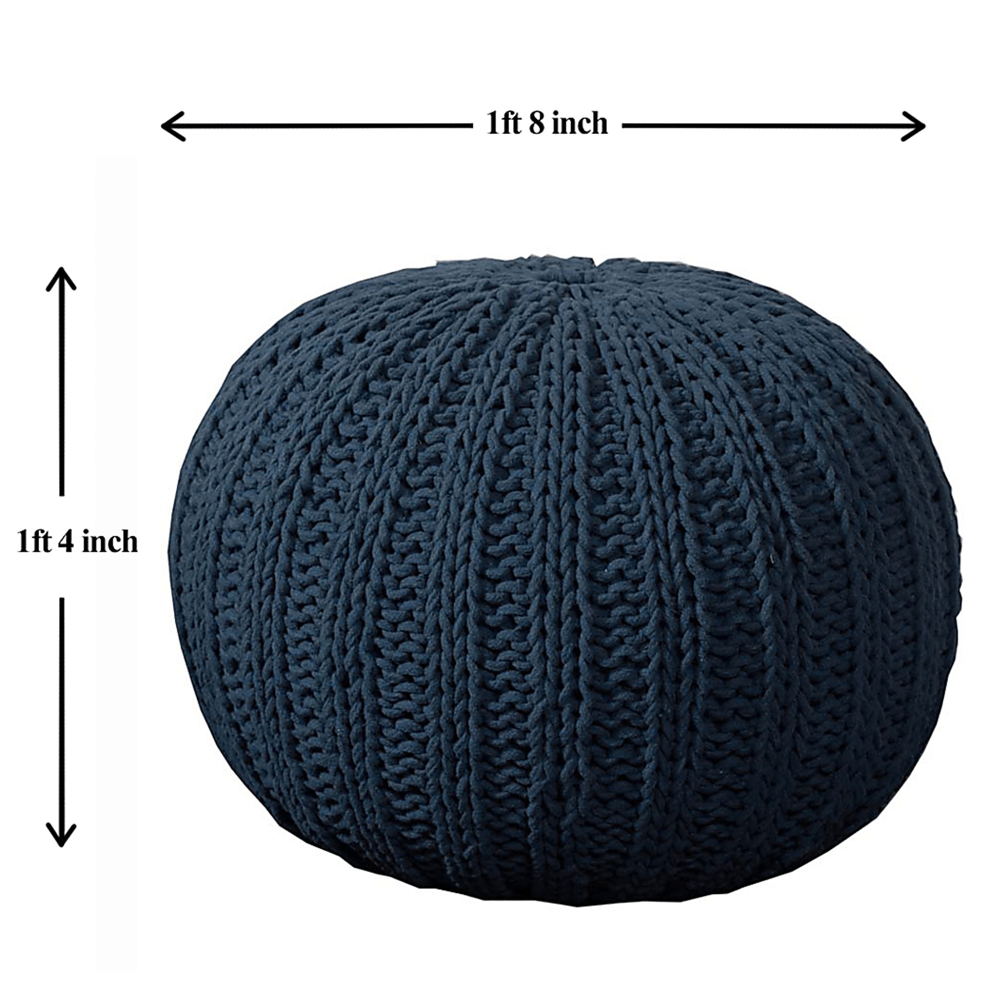 Ayidu Navy Pouf - Image 4