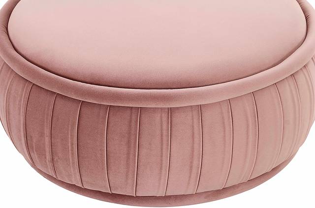 Ayla Ann Mauve Accent Ottoman - Thumbnail - Image 3