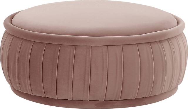 Ayla Ann Mauve Accent Ottoman - Thumbnail - Image 1