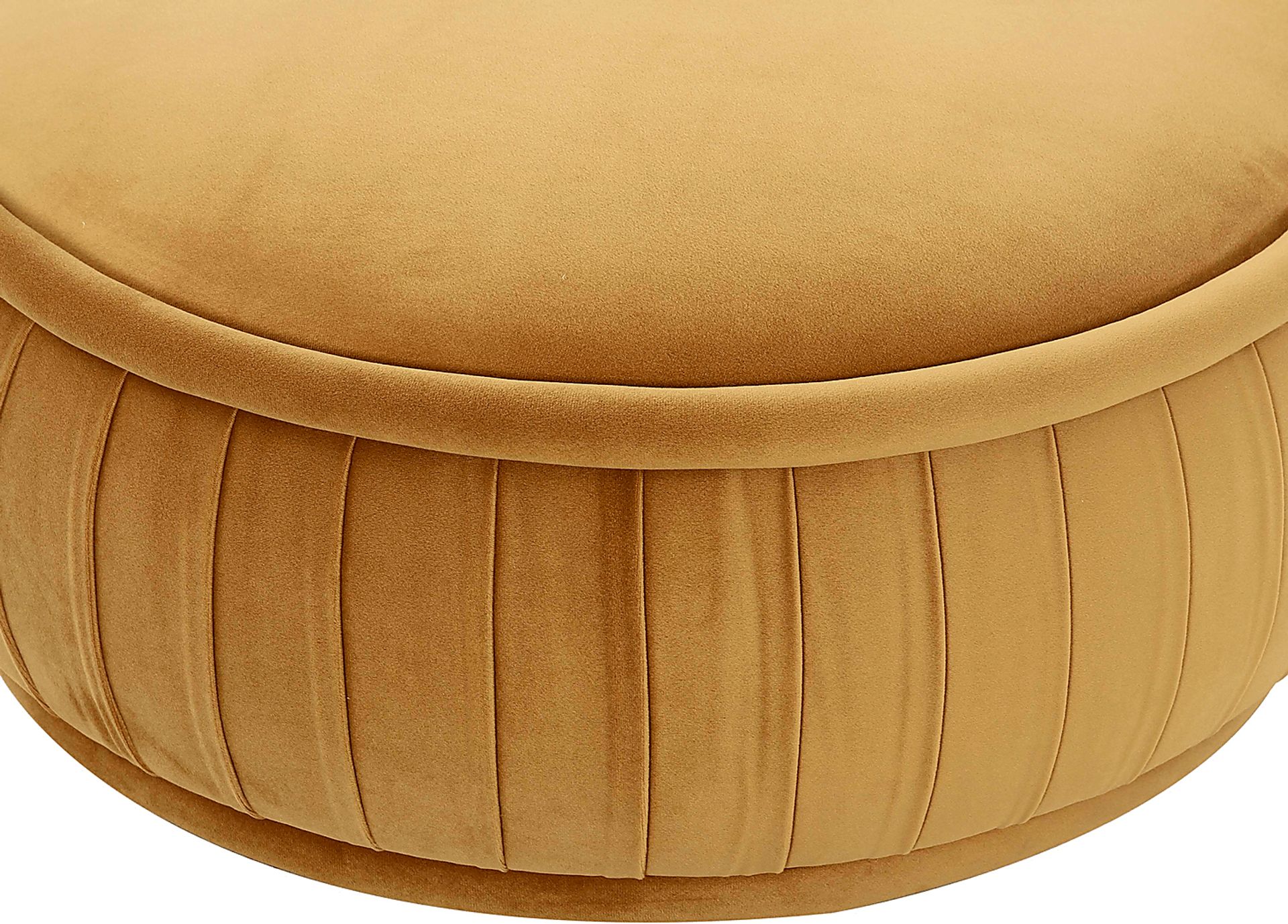 Ayla Ann Orange Accent Ottoman - Image 3