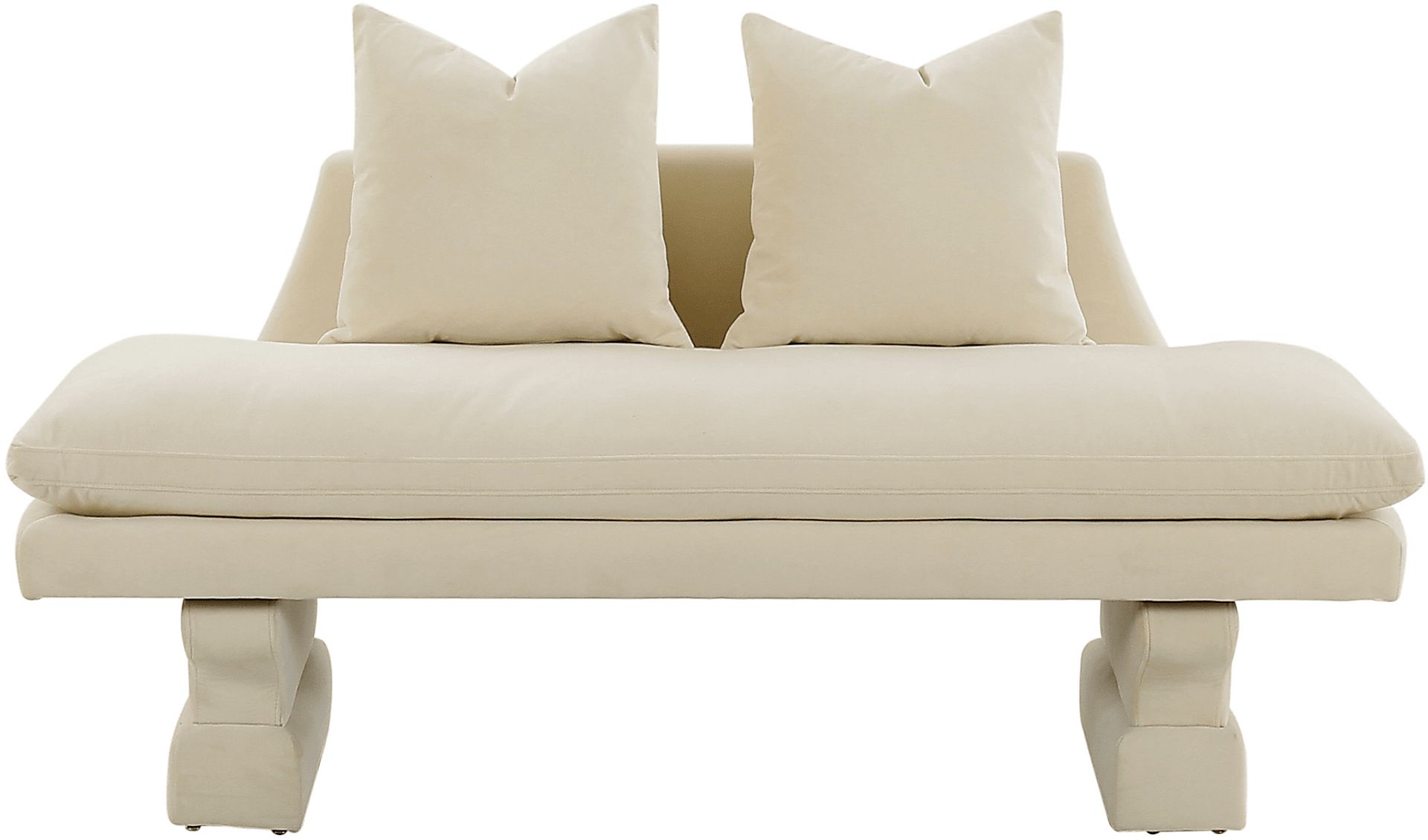 Aylee Beige Settee - Image 2