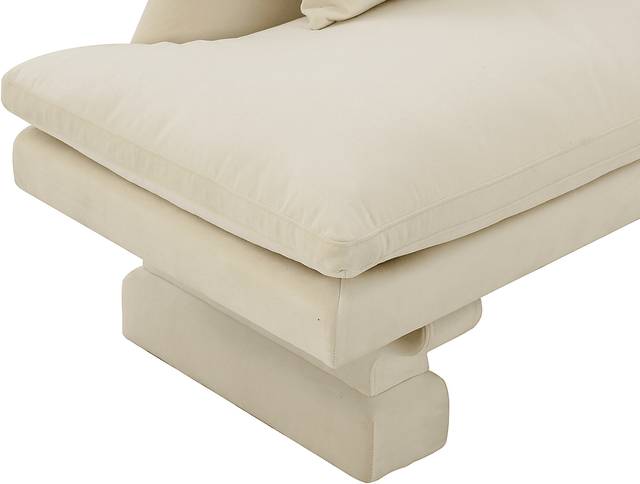 Aylee Beige Settee - Thumbnail - Image 4