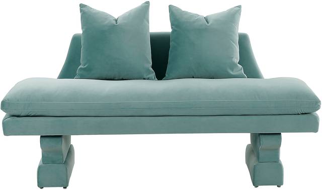 Aylee Blue Settee - Thumbnail - Image 2