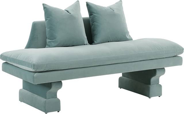 Aylee Blue Settee - Thumbnail - Image 1