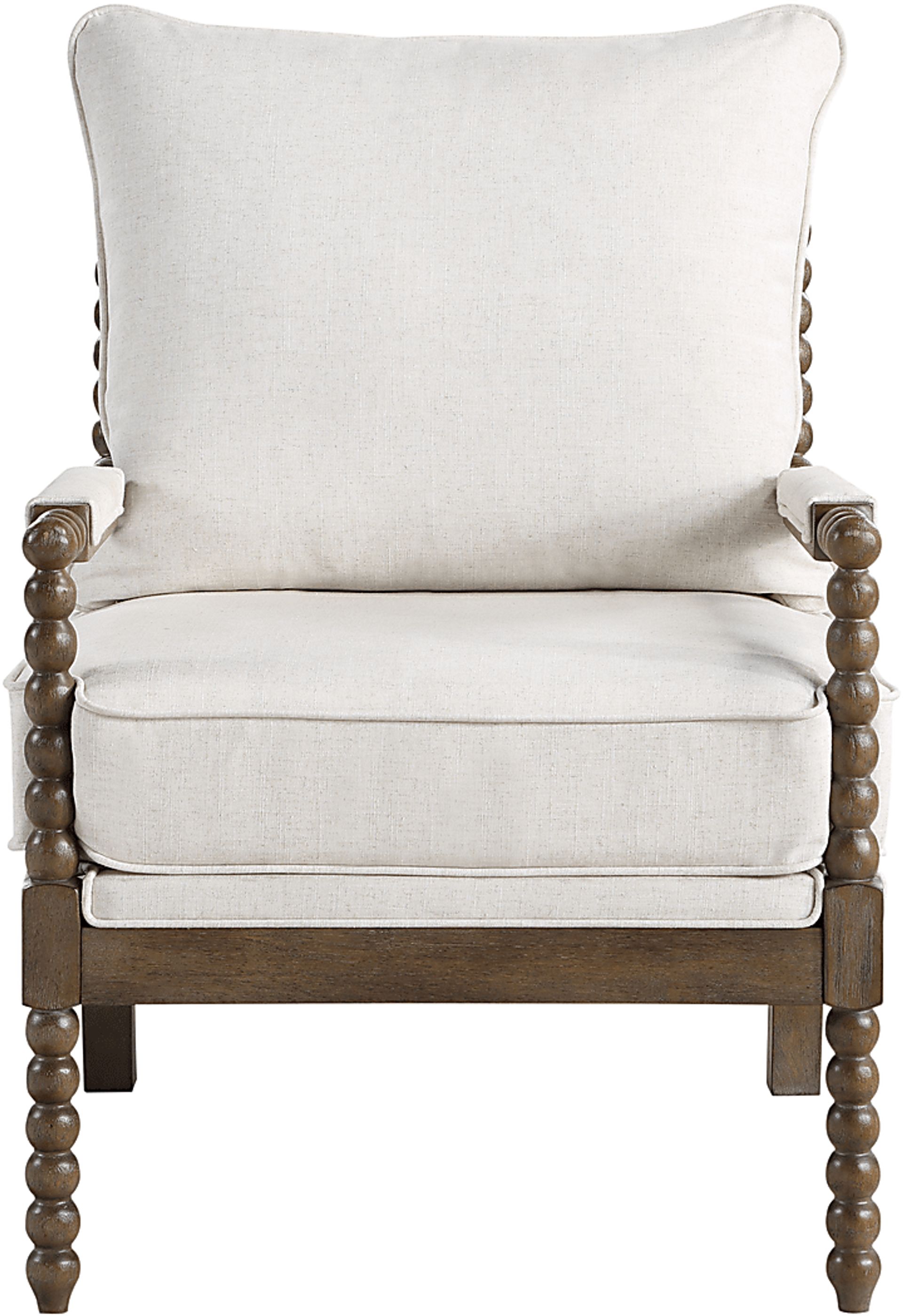 Ayleen Cream Accent Chair - Image 4